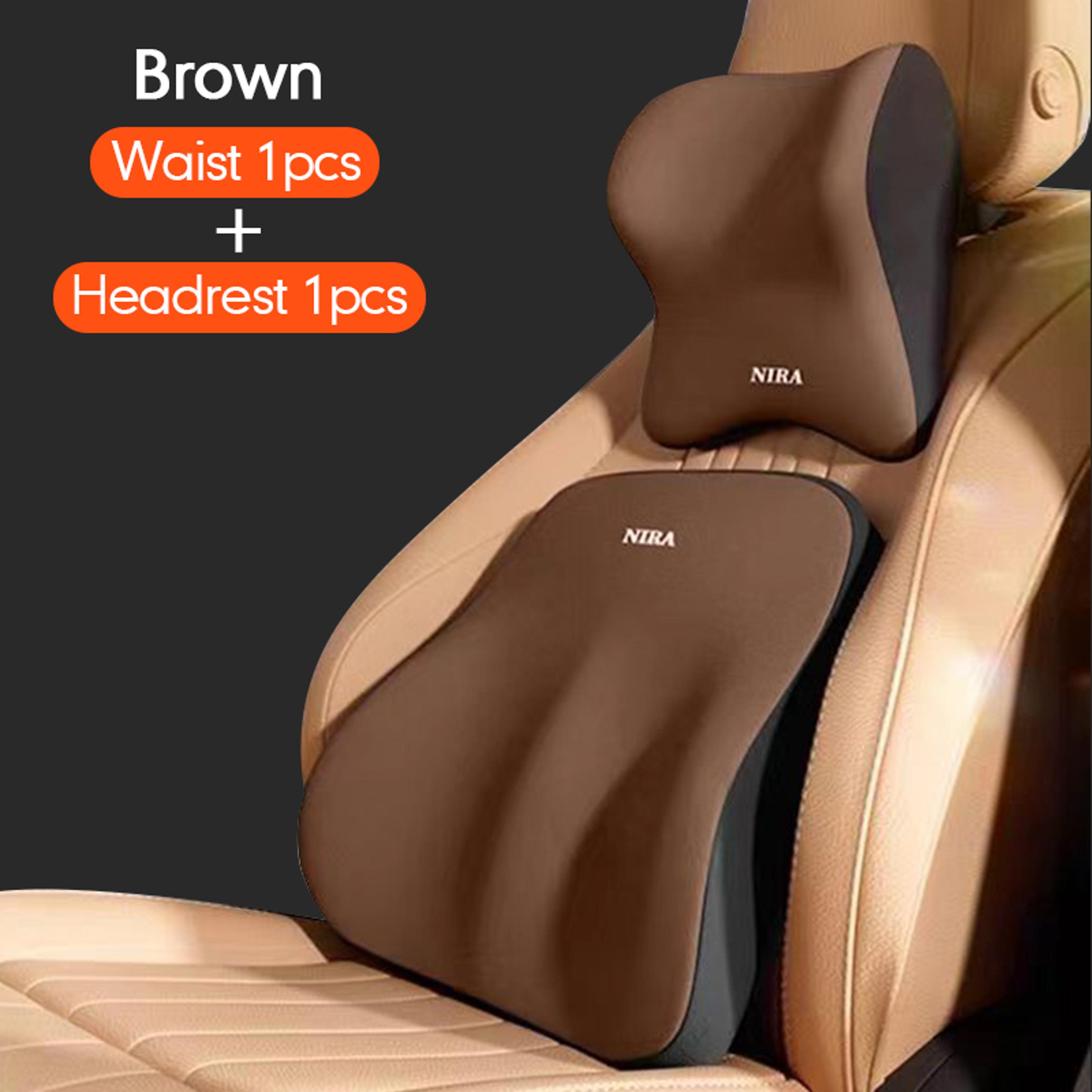 Lumbar Cushion Backrest Memory Foam Car Pillow Comfortable Neck Support 14