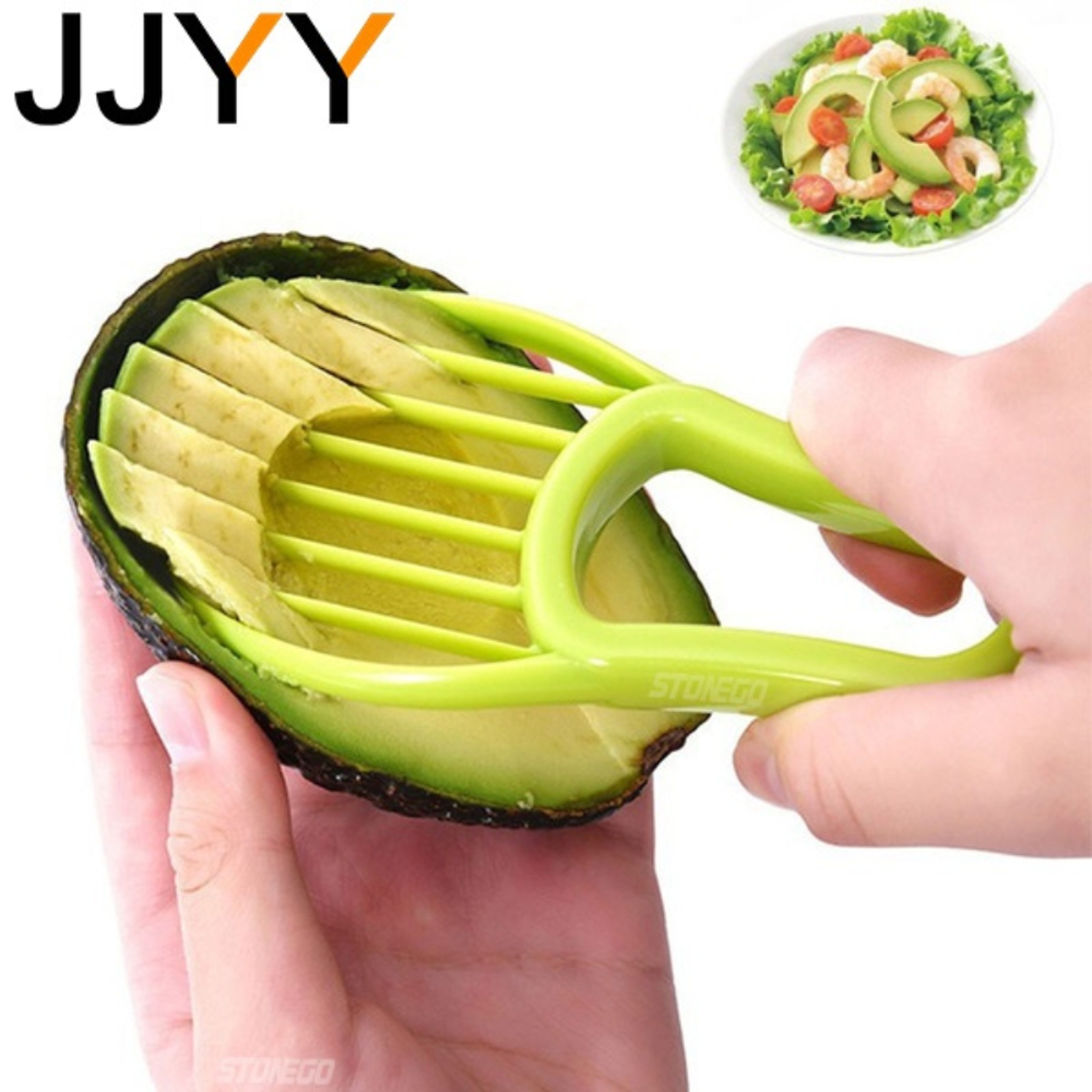 plastic knife avocado slicer, shea corer cutter, fruit peeler, pulp separator kitchen vegetable tool