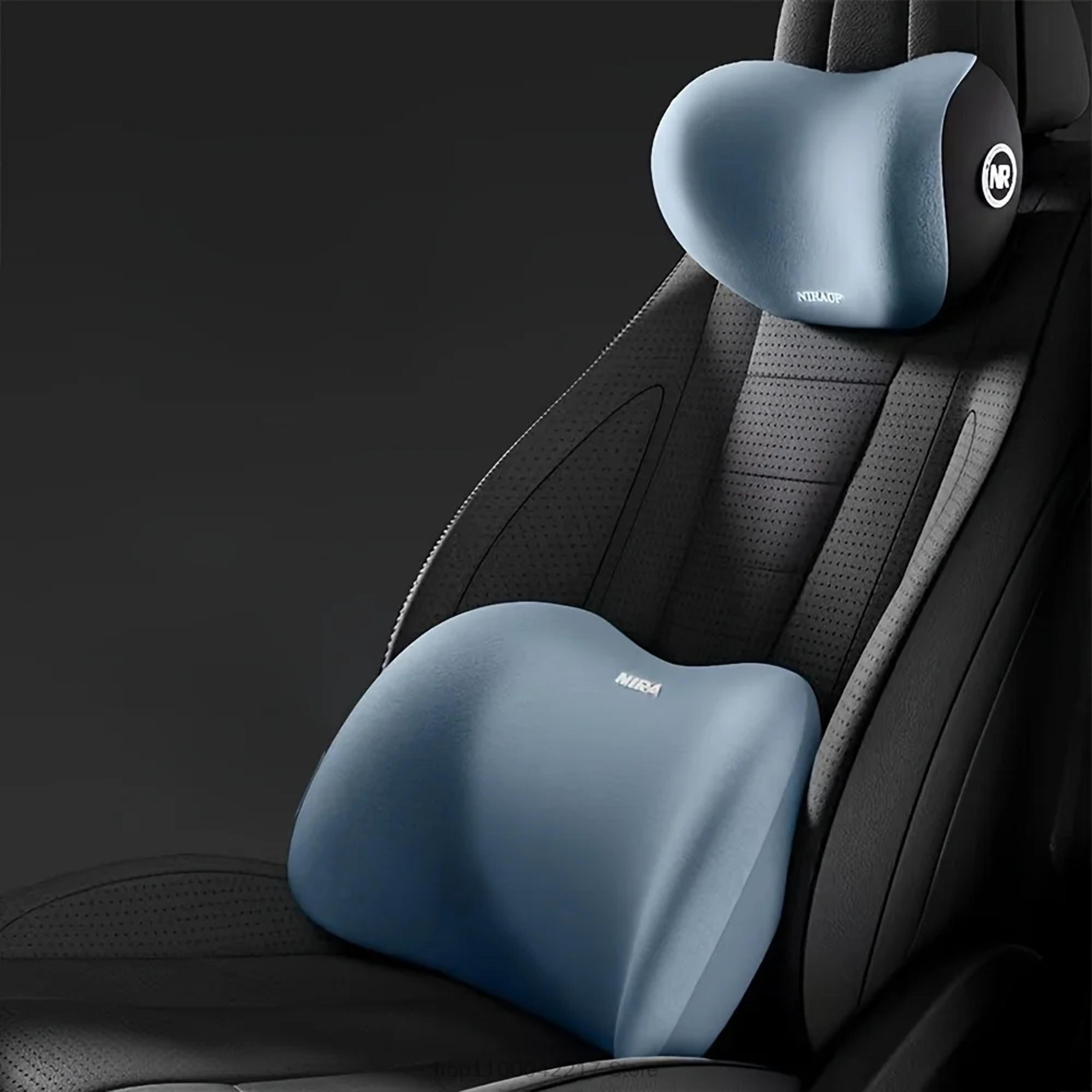 All Seasons Comfort Car Headrest Ergonomic Memory Foam Seat Cushion 9