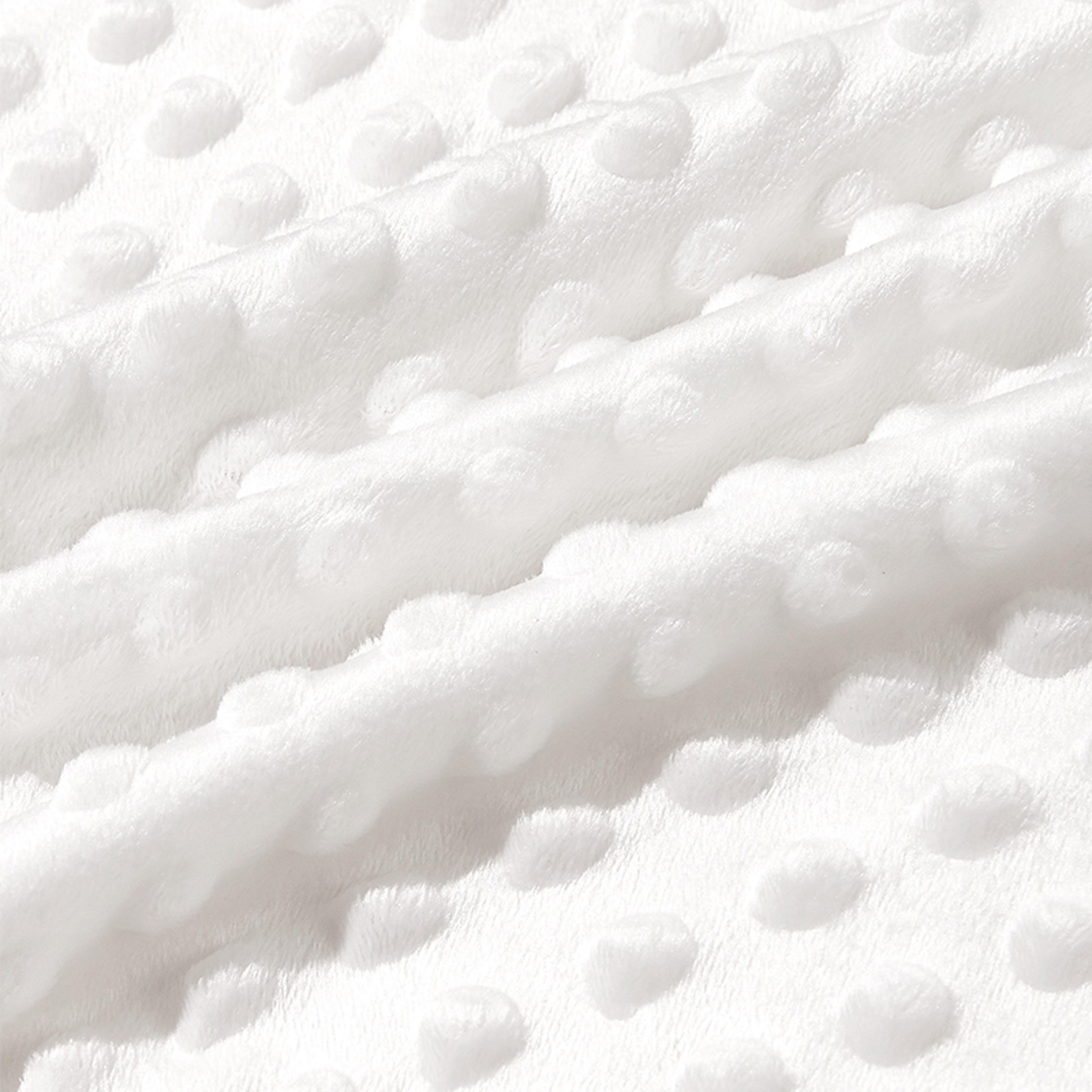 Super Soft Kids Swaddle Blanket Minky Baby Blanket Solid Color Crystal Velvet Bean Double Layer Qui 5