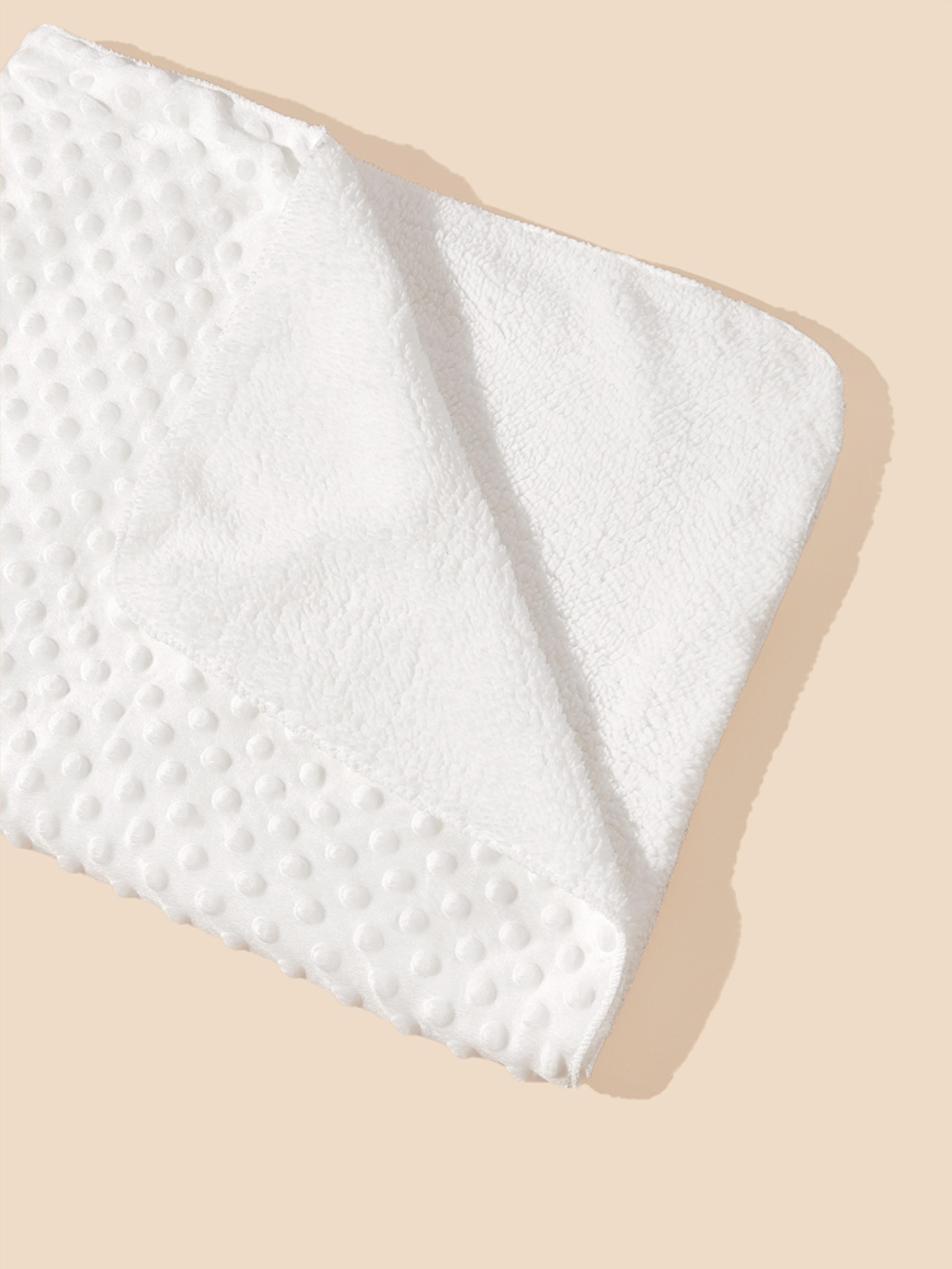 Super Soft Kids Swaddle Blanket Minky Baby Blanket Solid Color Crystal Velvet Bean Double Layer Qui 8