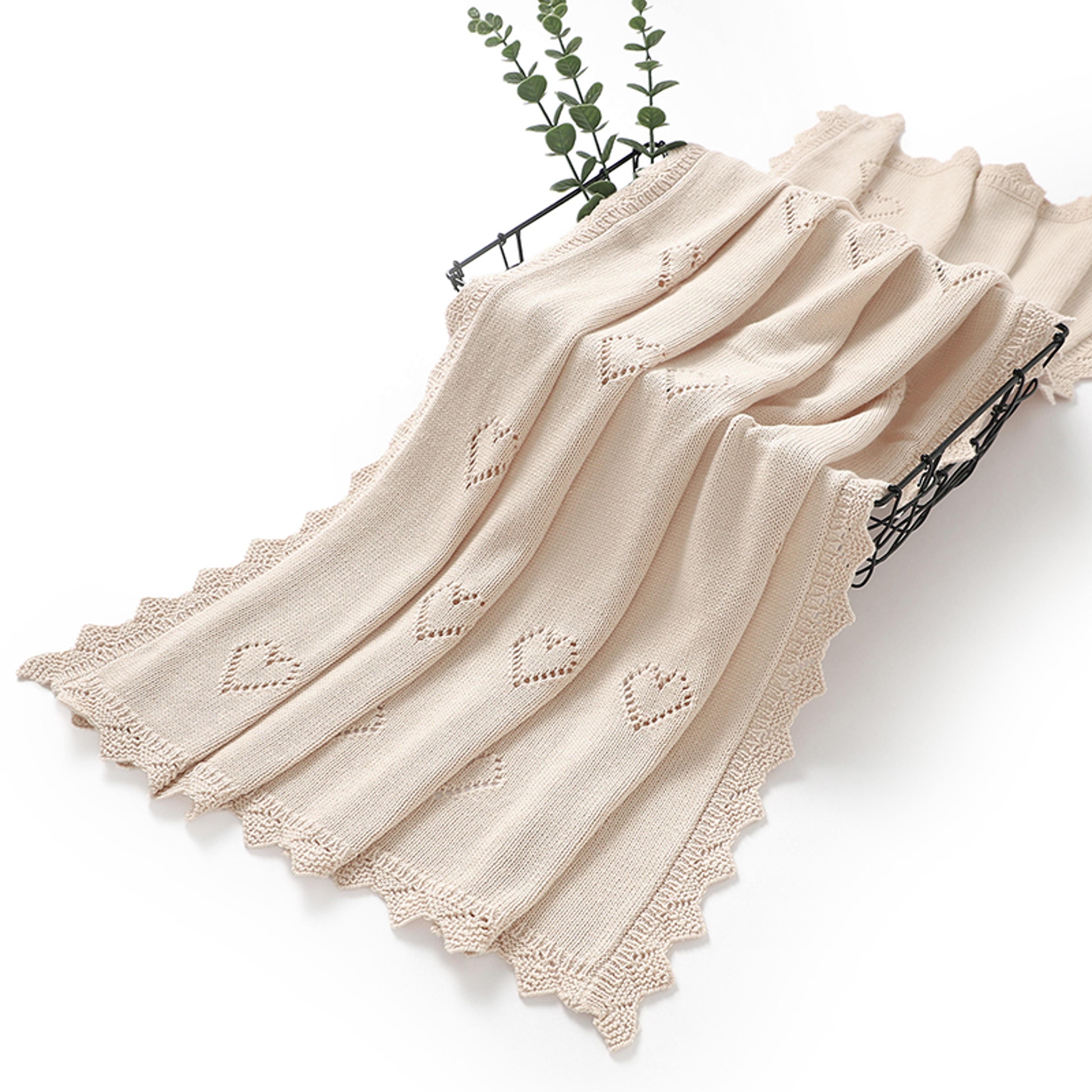 UltraSoft Cotton Baby Blankets Knitted Newborn Infant Comforter Stroller Bedding For Boys And Girls 3