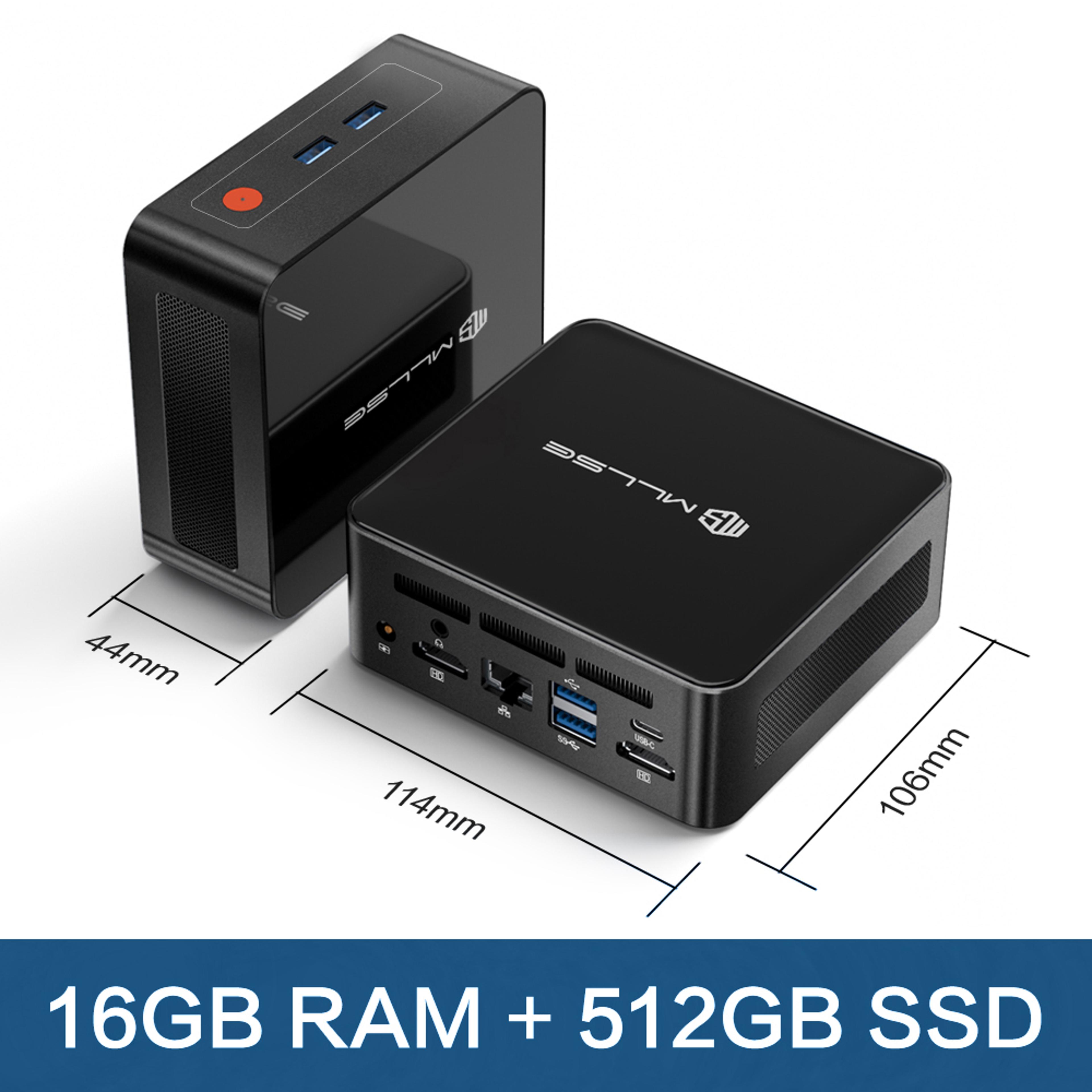 Mini PC Windows 11 Pro BT52 Desktop Computer Work PC 4