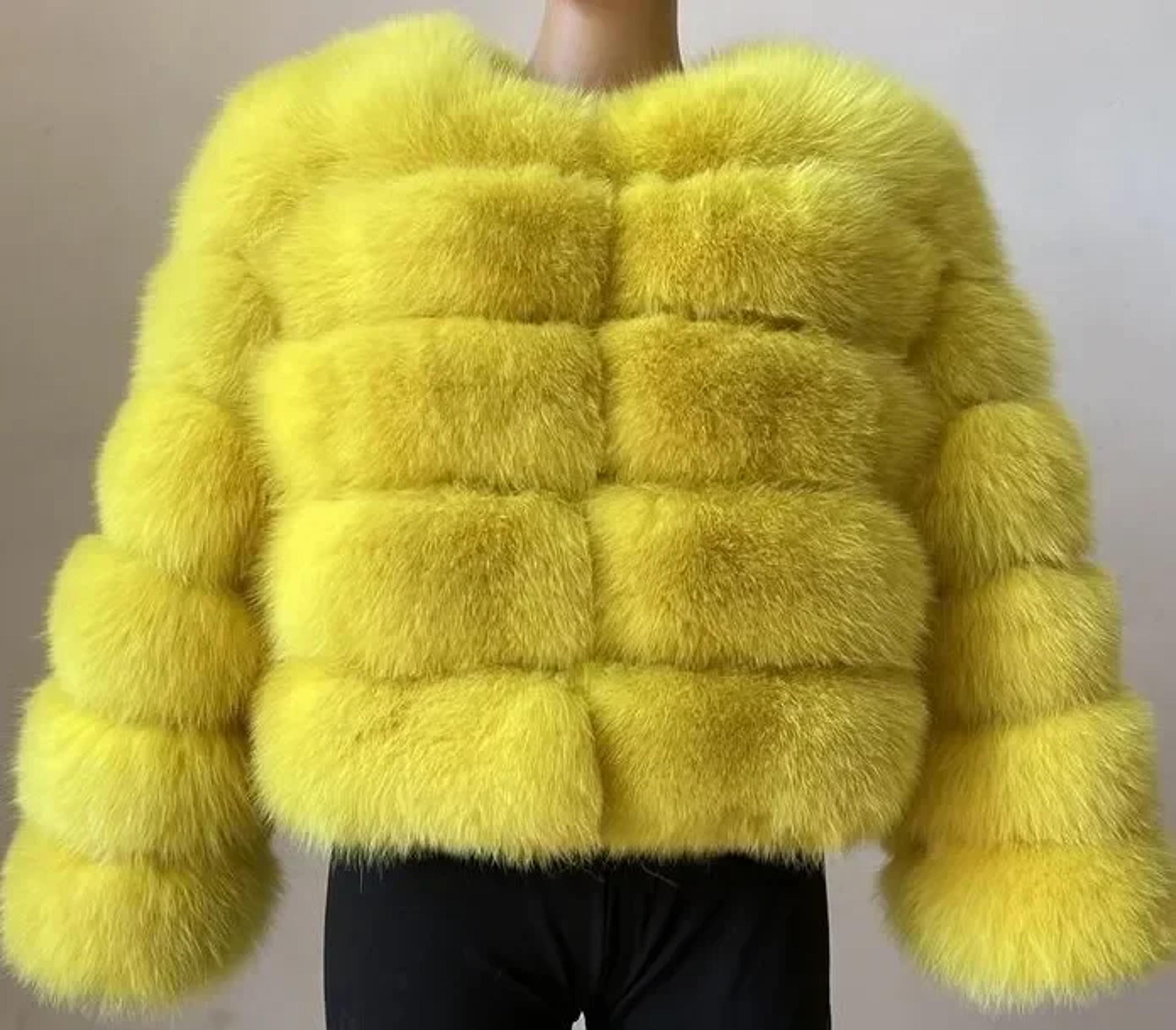 Luxury Faux Fur Coat 2024 Winter Fluffy Jacket For Women Thick Warm Raccoon Style Outwear 6