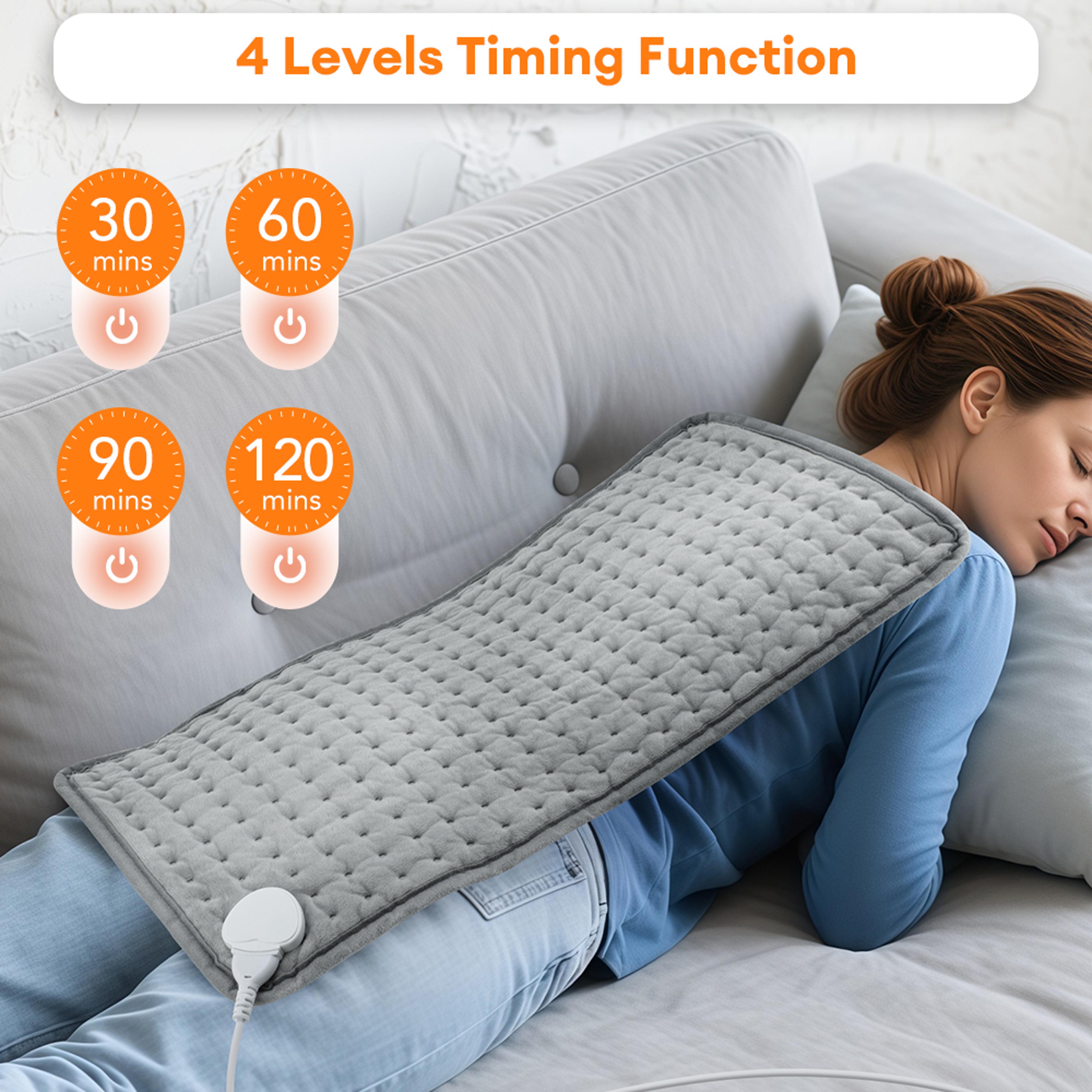 hot heated pad for abdomen, electric heating pad blanket, winter warm washable comfort for shoulder knee legs