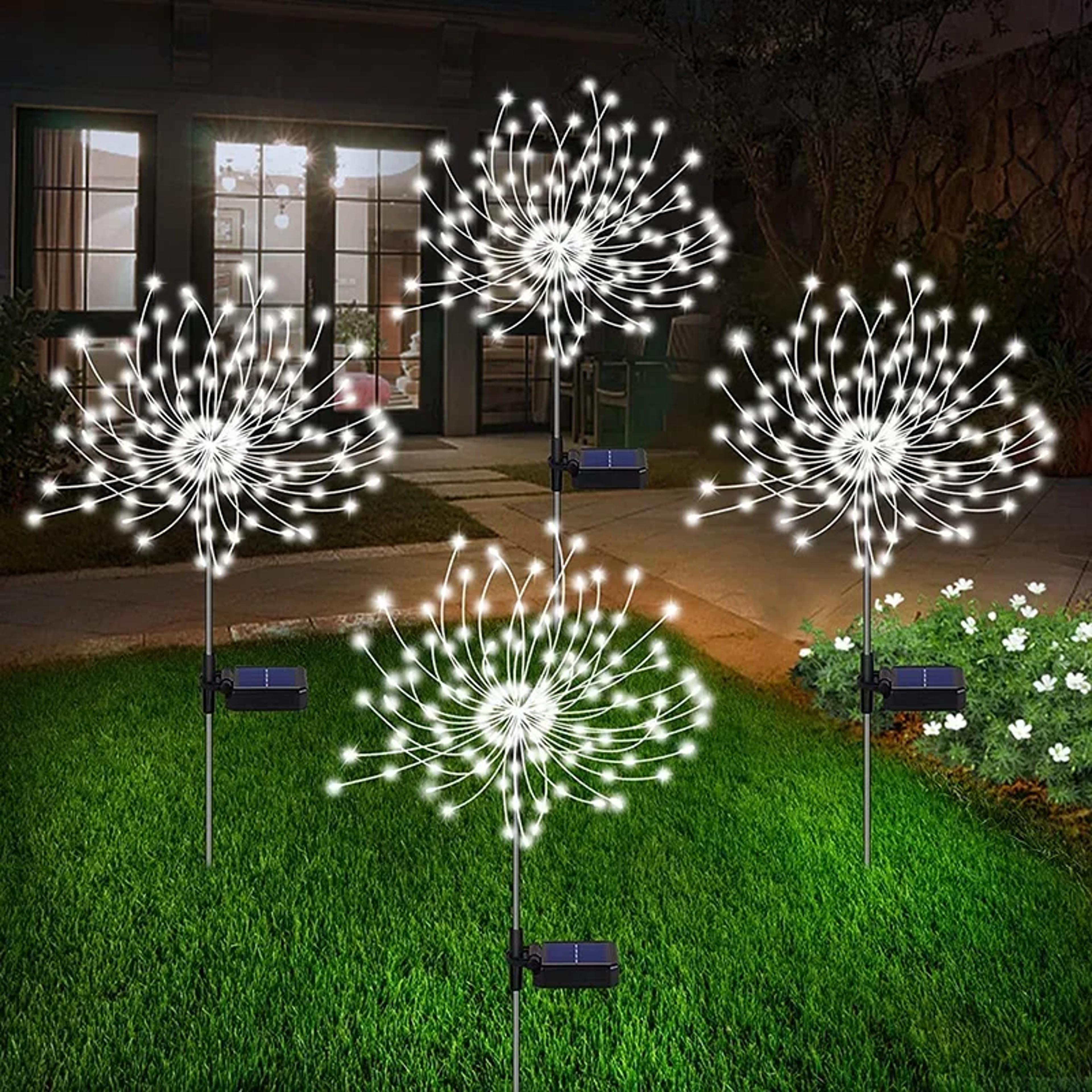 Garden Decoration Lawn Pathway Waterproof Light For Patio Yard Party Christmas Wedding Solar LED Fi 7