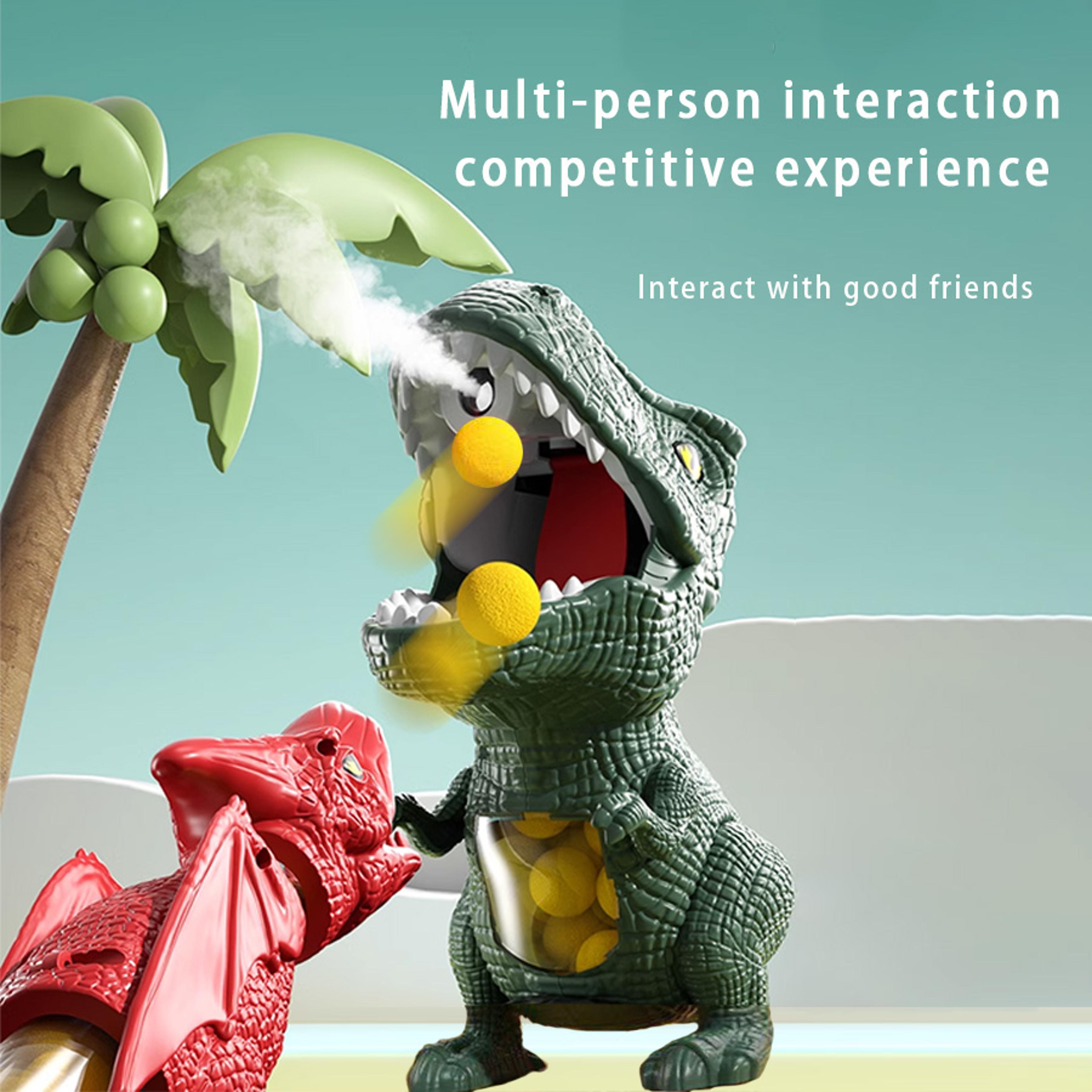 Soft Bullet Gun Dinosaur Shooting Set Tyrannosaurus Rex Ball Blaster Parent Child Interactive Puzzl