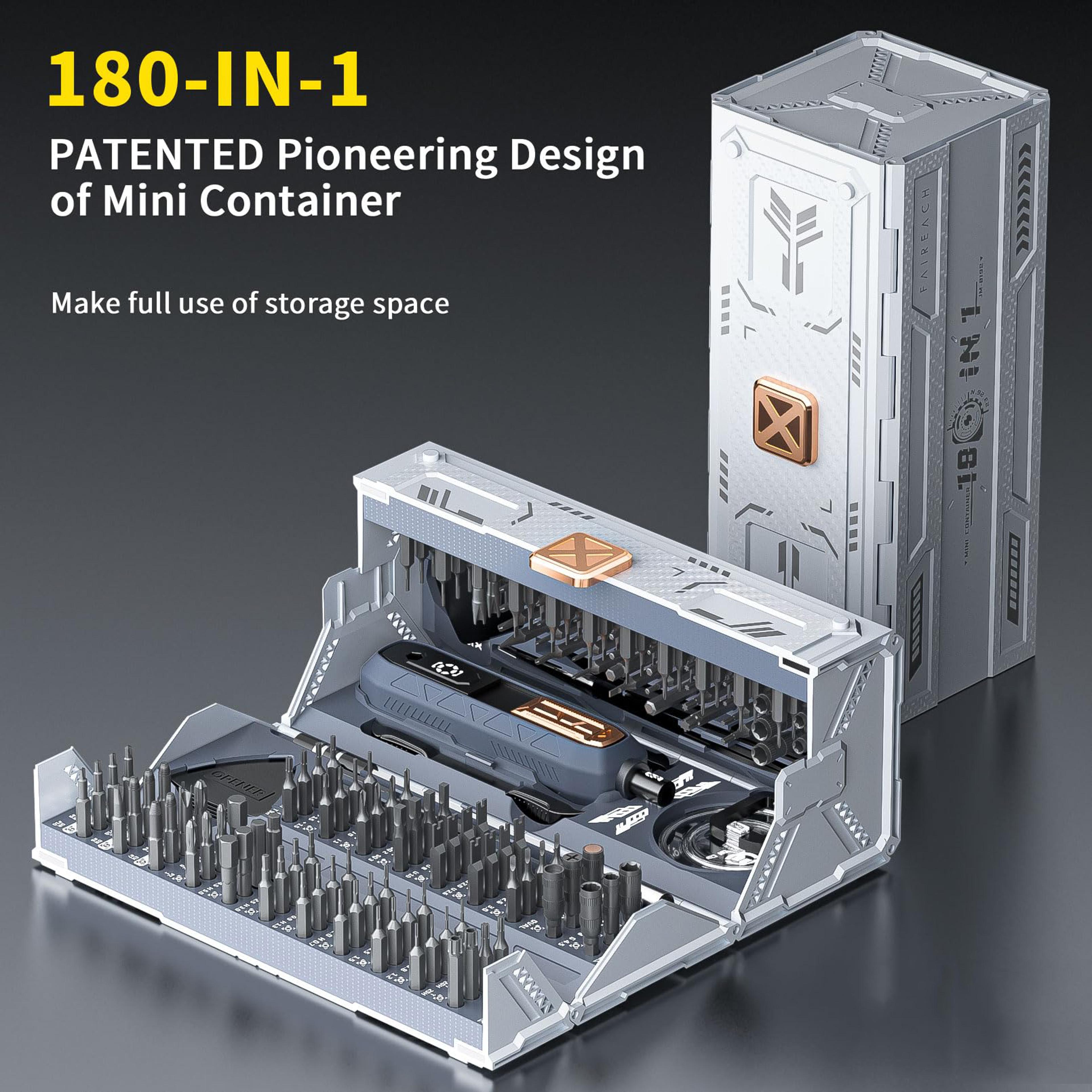 Precision Screwdriver Set With Magnetic Tips Drill Bits For IPhone Watch Glasses Storage Box 1