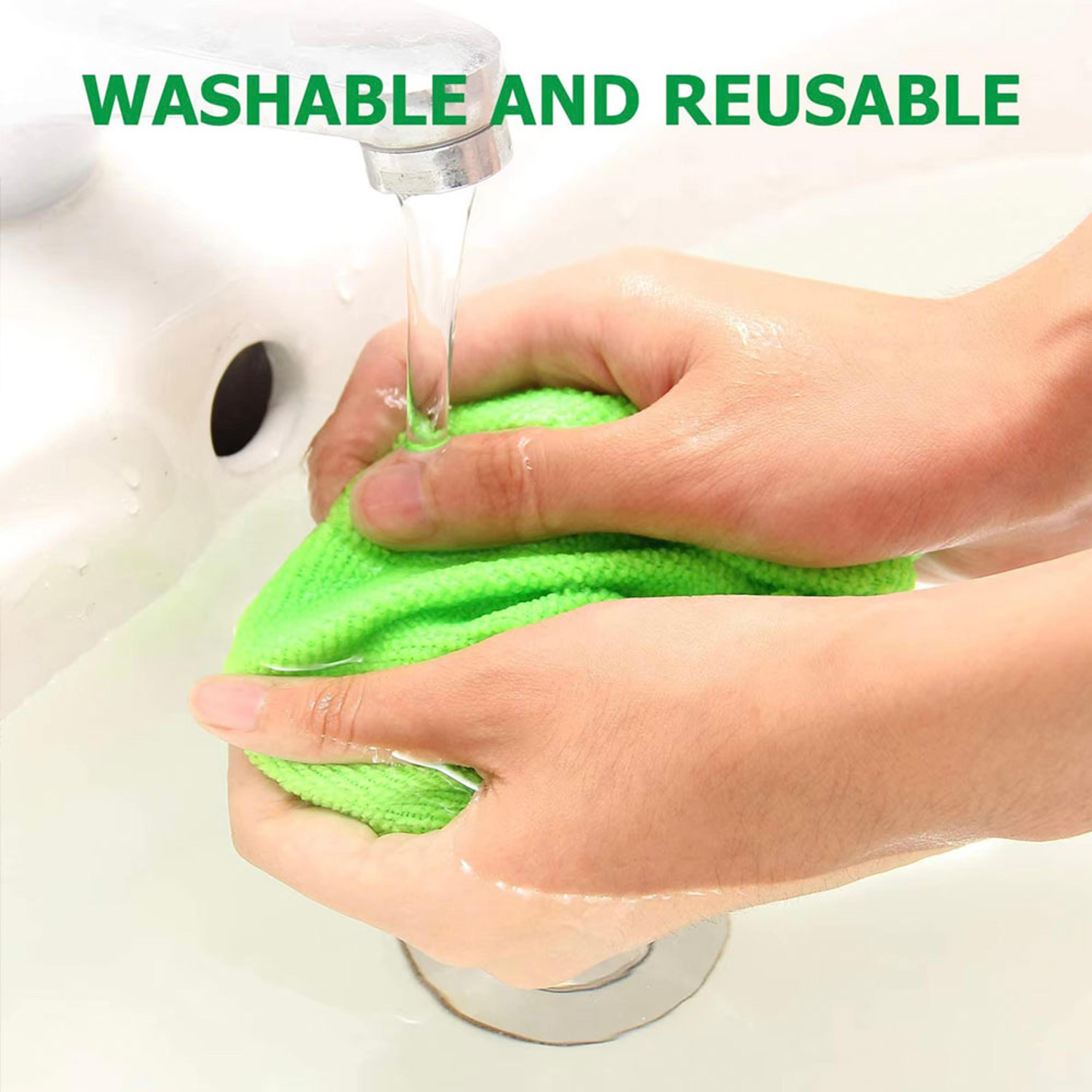 Car Window Cleaner Scraping Mist Eliminator Telescopic Window Windshield Cleaning Brush Set Microfi 5