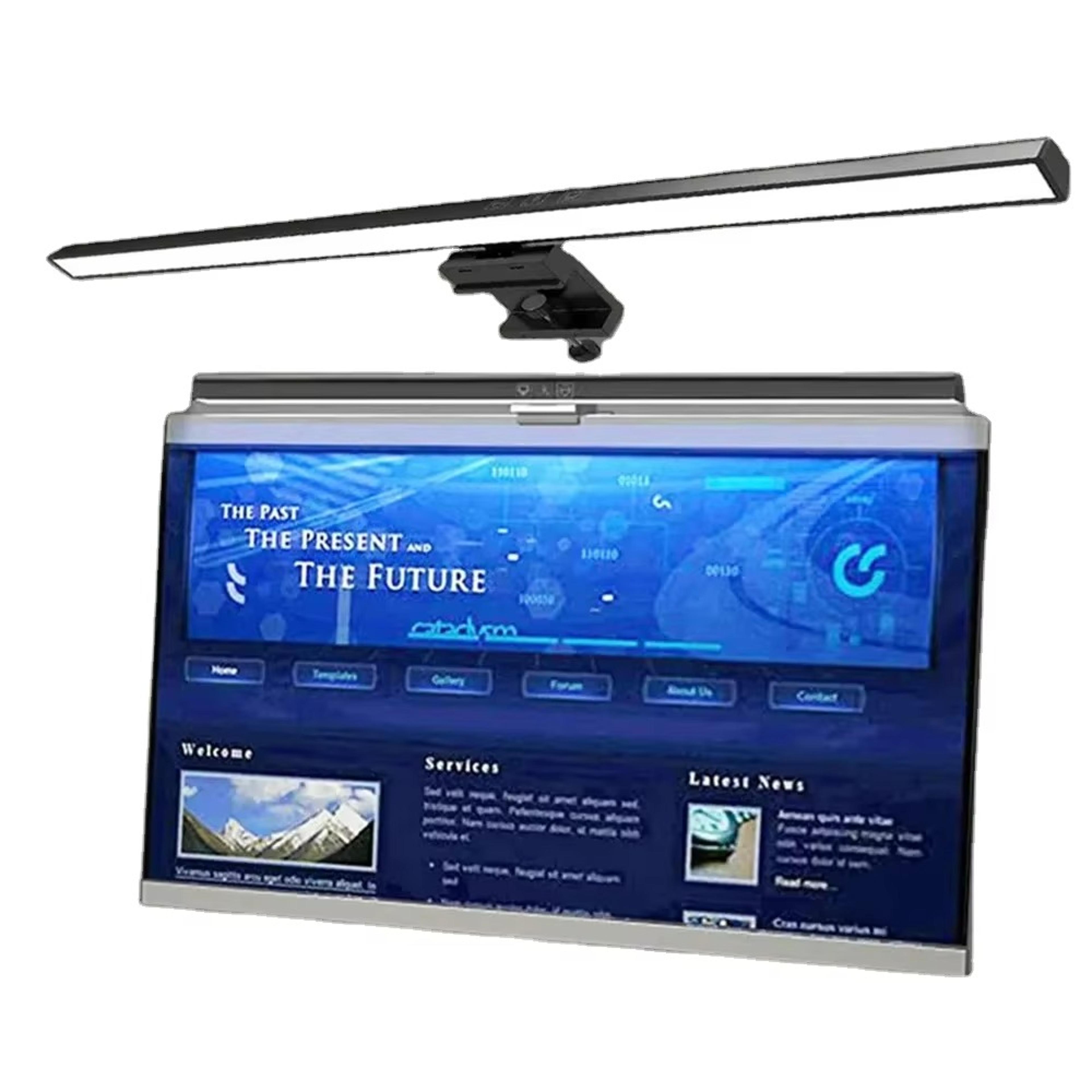 USB Powered EyeCare Desk Lamp LED Computer PC Monitor Light Bar Stepless Dimming Reading Table Lamp 0
