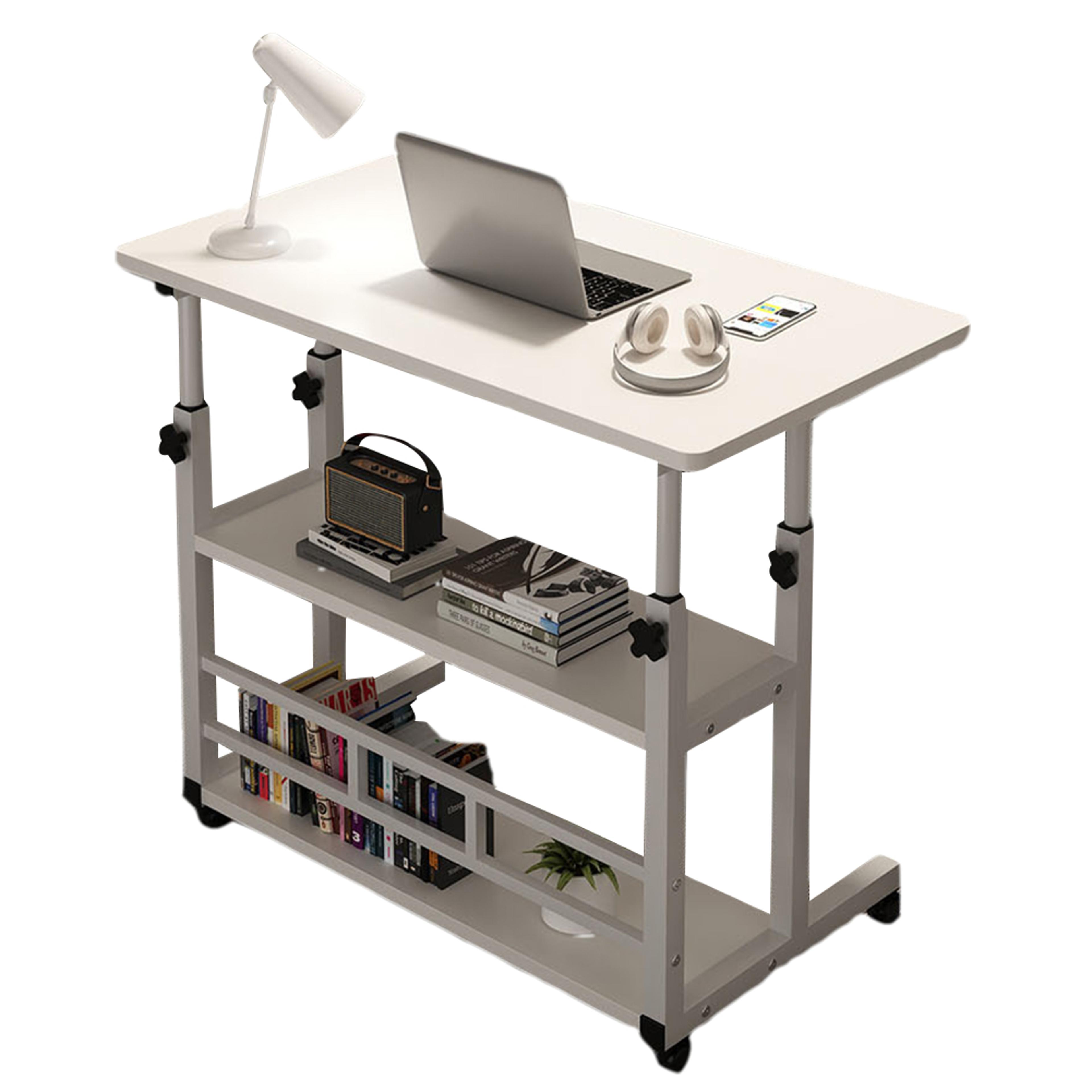 Liftable Bedside Table Computer Desk Portable Multifunctional Small Desk Minimalist Movable Home Of 5