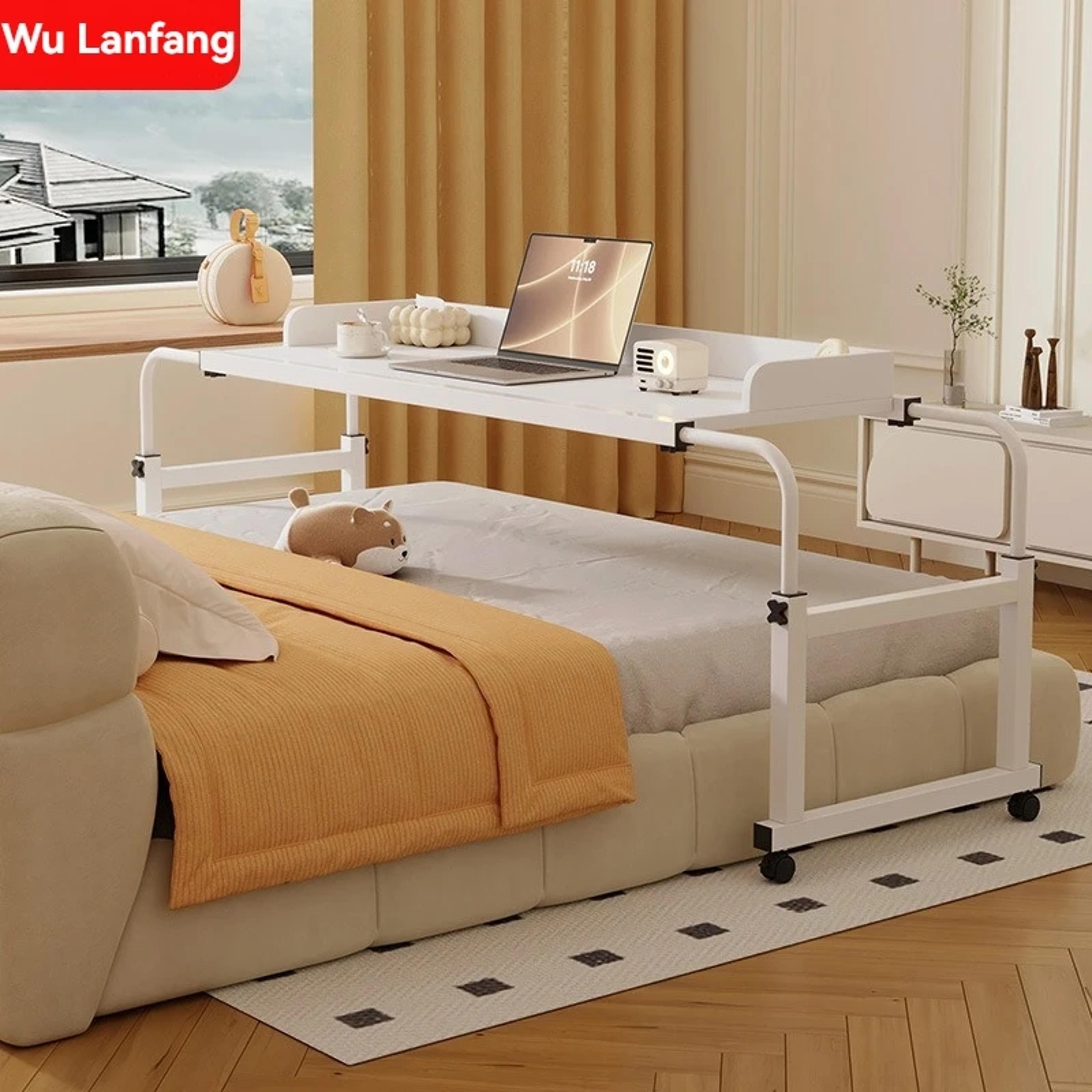 Small Table On The Bed Cross Border Bedroom Lift Mobile Computer Desk For Lazy Office 1