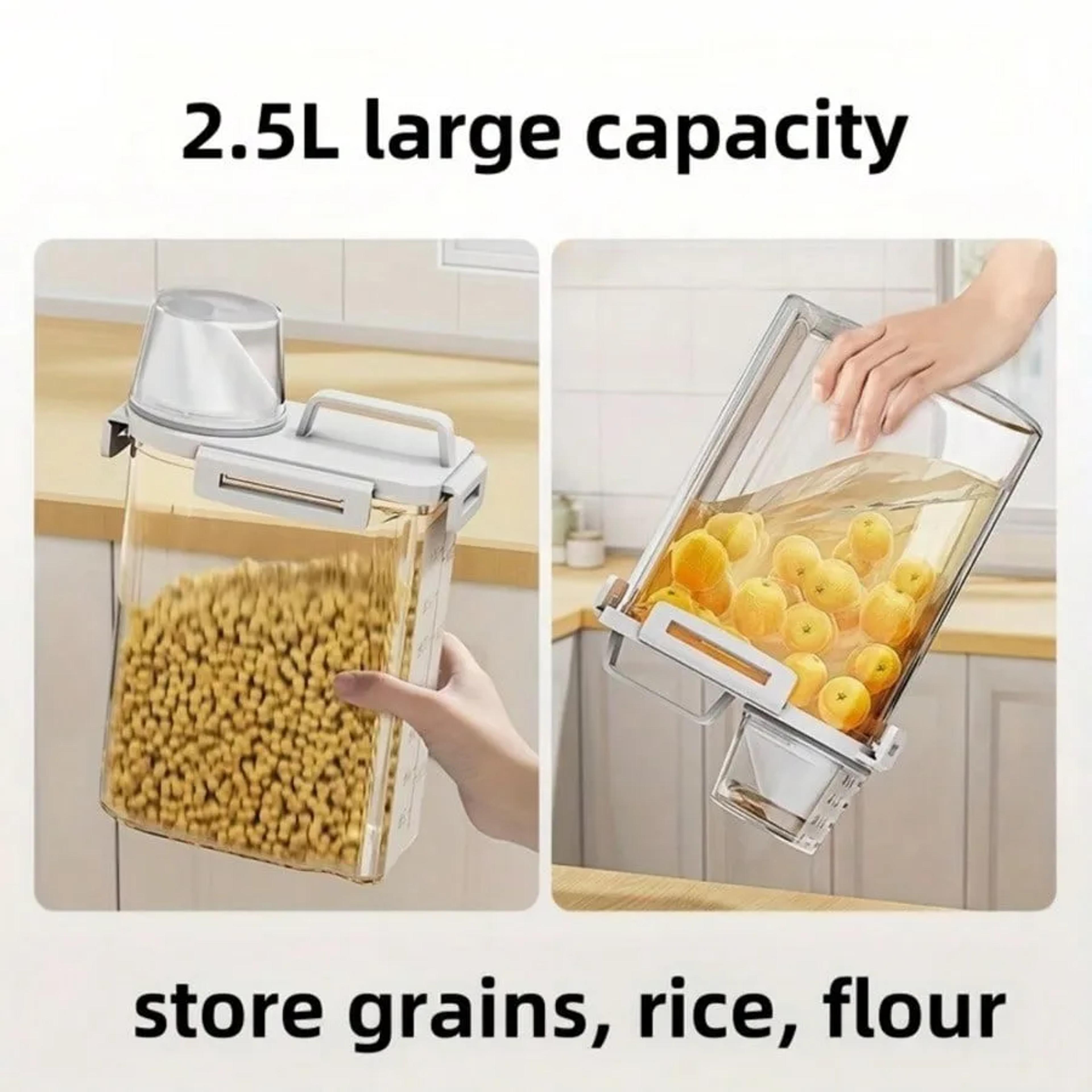 Sealed Moistureproof Storage Container For Grain Nut Flour Rice Ideal Food Storage Boxes 2