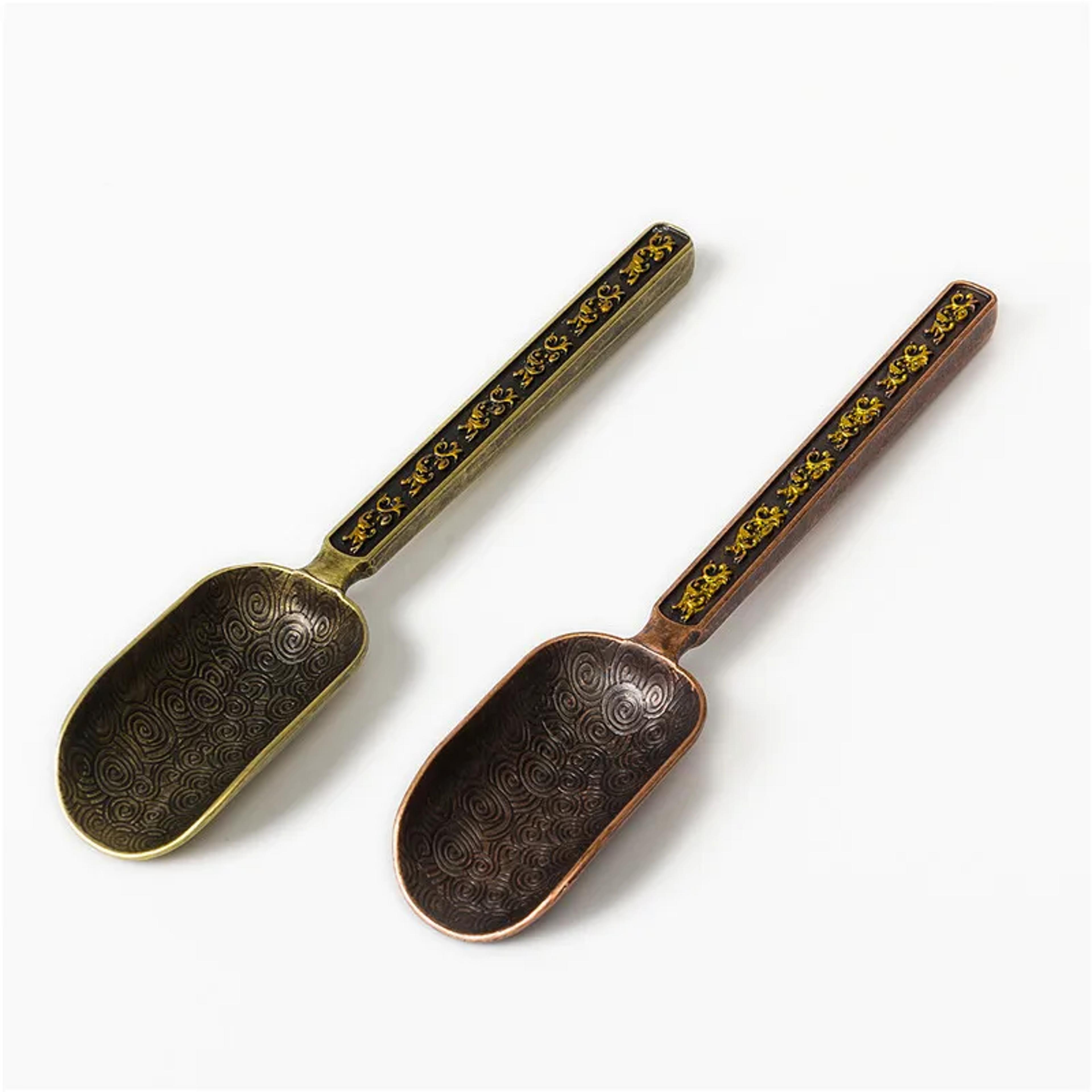 Caddy Tea Spoon Alloy Tea Spoon For Kung Fu Tea Ceremony Tea Ceremony Utensils Tea Shovel Nuts Scoo