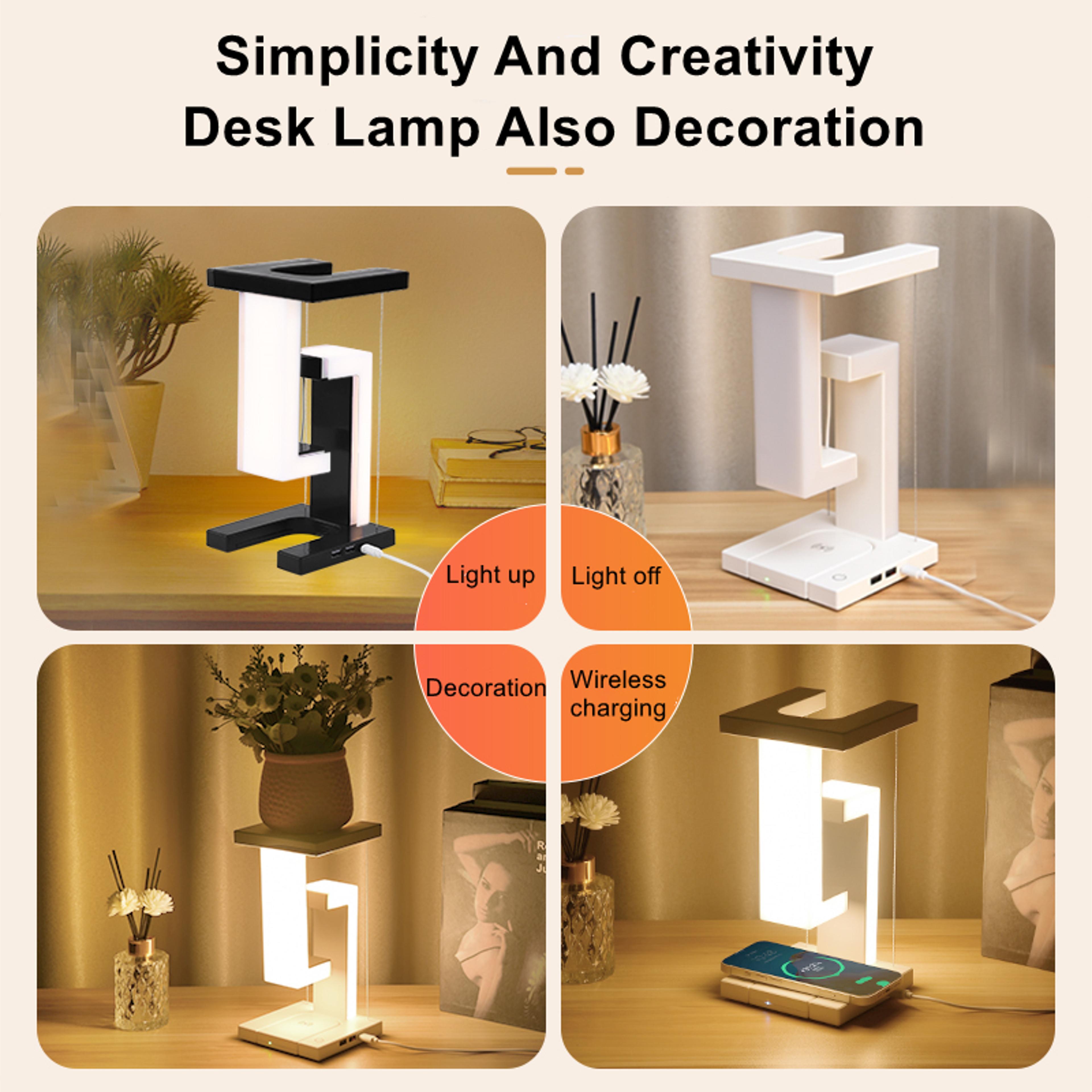 Wireless Charging Floating Lamp With Detachable Light Decorative Lamp For Office And Bedroom Modern 4