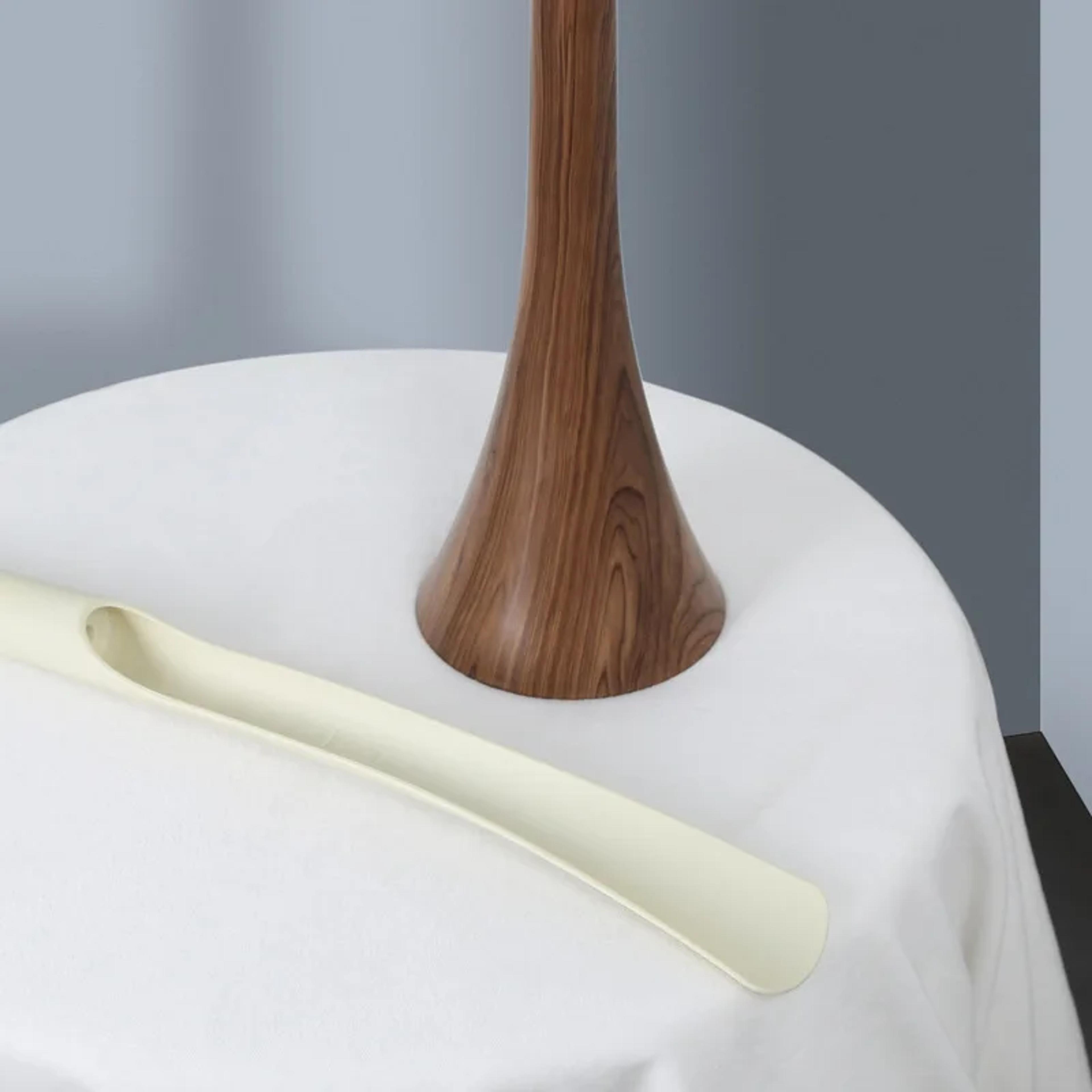 Extra Long Shoe Handle Wood Grain SelfSupporting Shoe Horn For Elderly Pregnant Women EasytoUse Sho 3