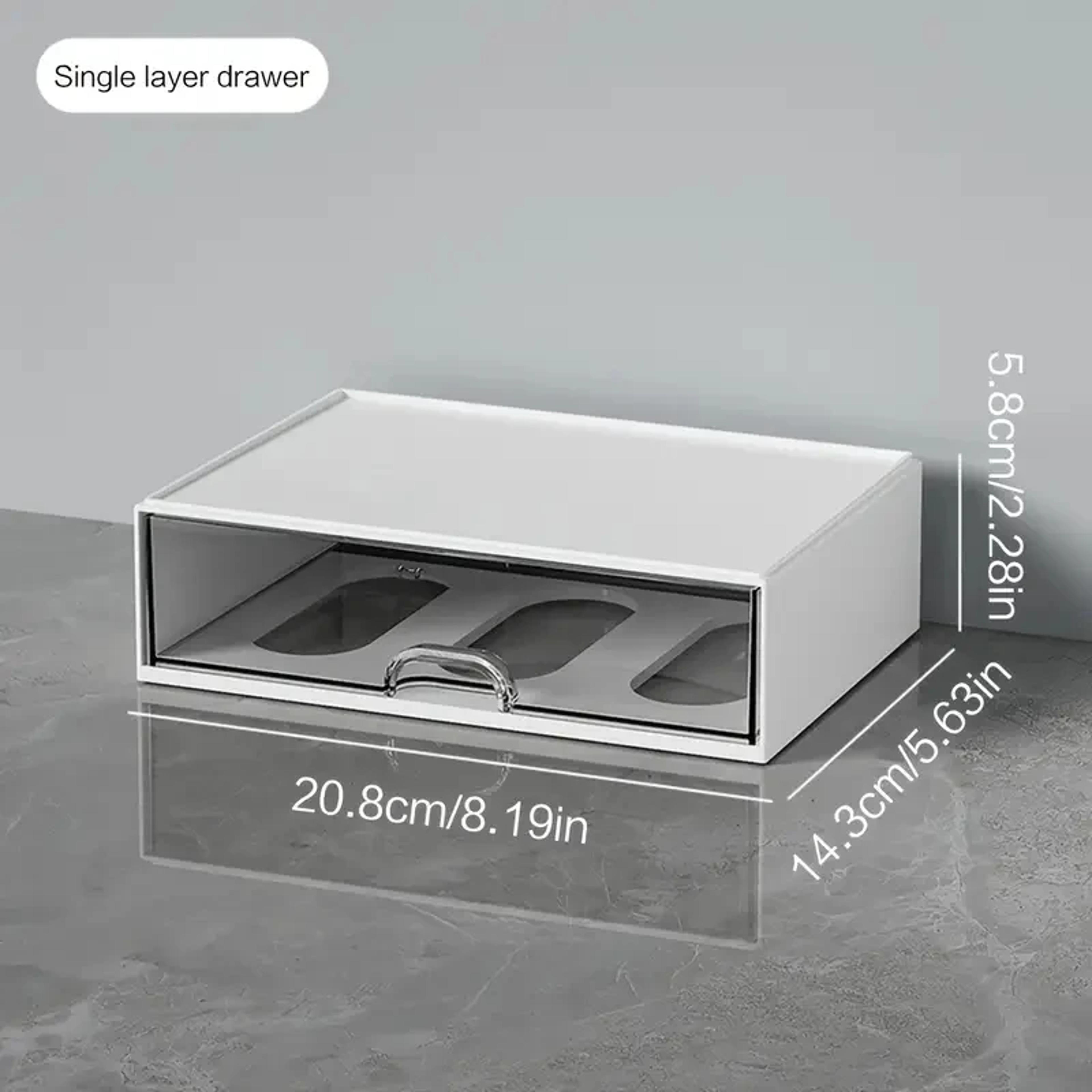Desk Organizer Desktop Combination Drawer Storage Box Pen Holder Office Accessories Reasonable Part 5