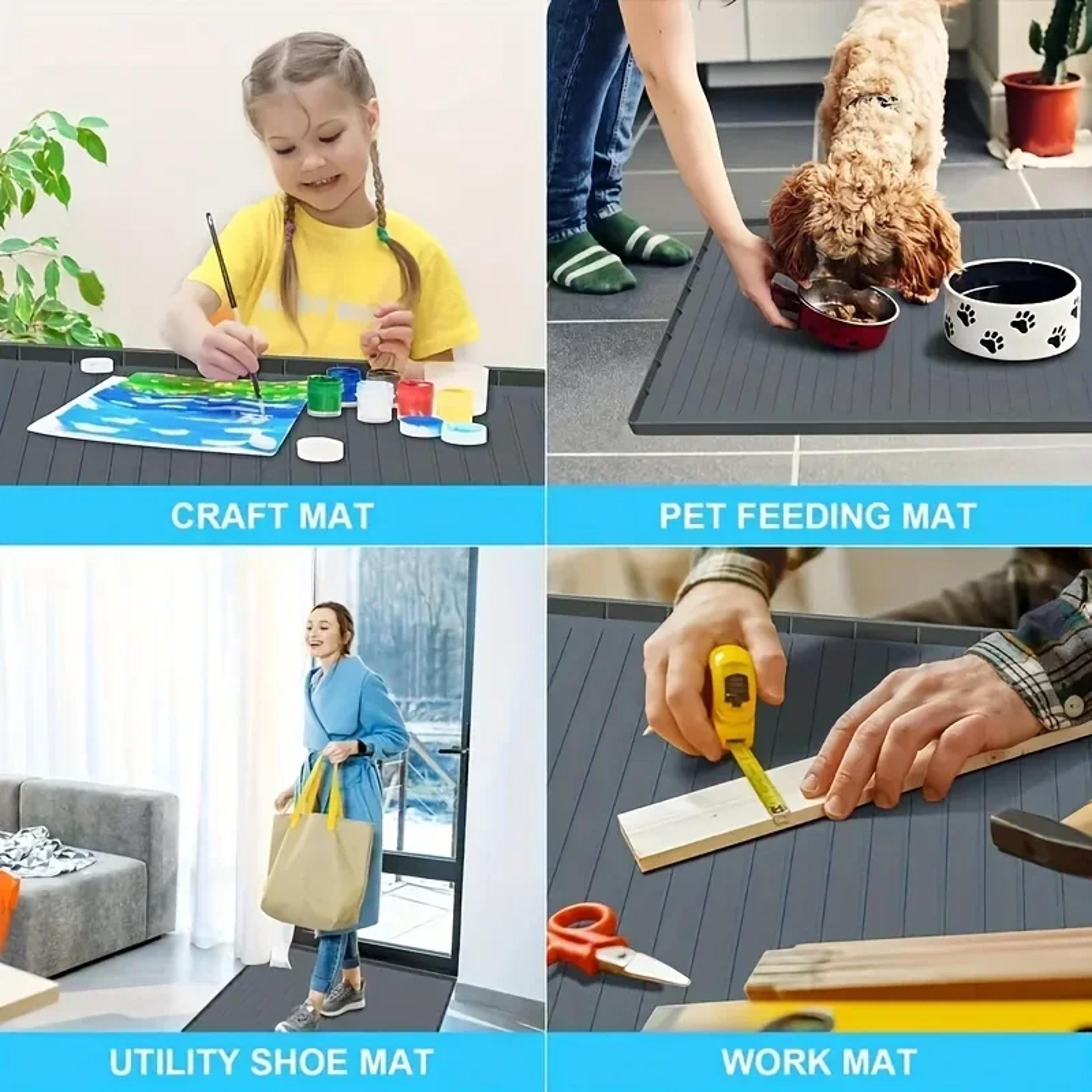 Waterproof Durable Under Sink Mat For Kitchen And Bathroom Cabinets Leak Proof Drip Tray Liner Orga 2