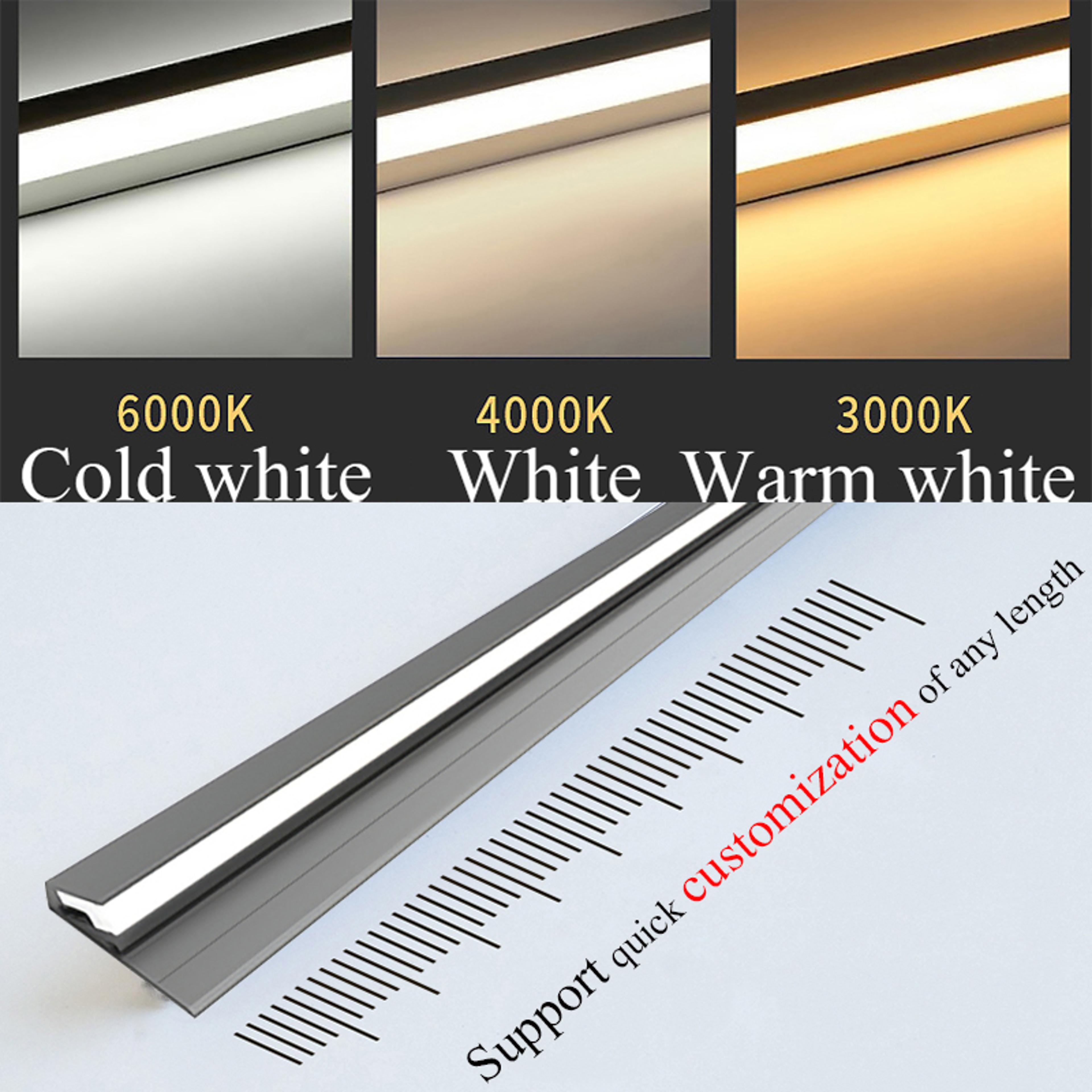 Oblique Beam Inward Angle LED Strip For Cabinet Shelf Edge Side Light Emitting Surface Mounted No S 2