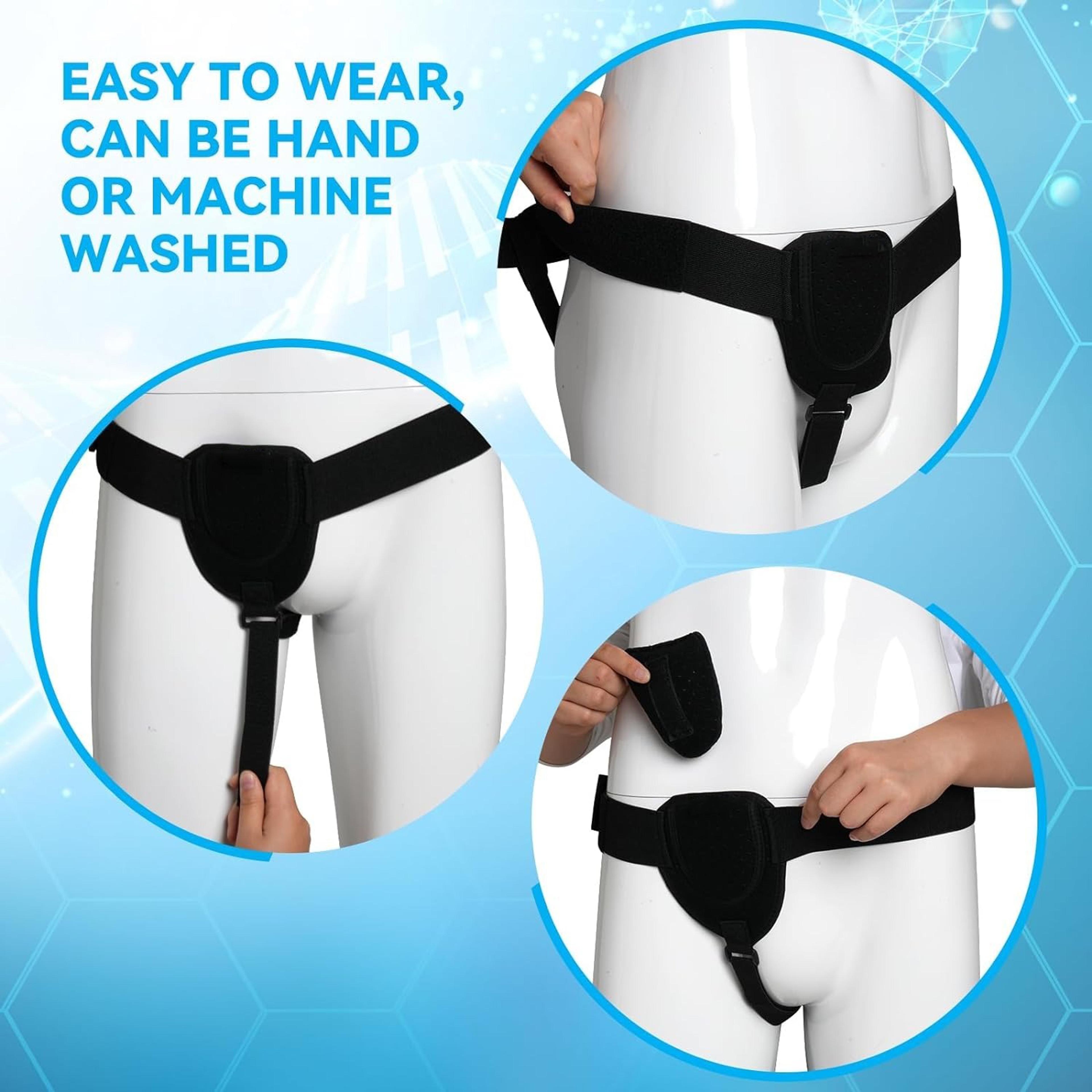 Adjustable Groin Support Belt With Detachable Compression Pads For Men  Women PrePostSurgical Prote 5