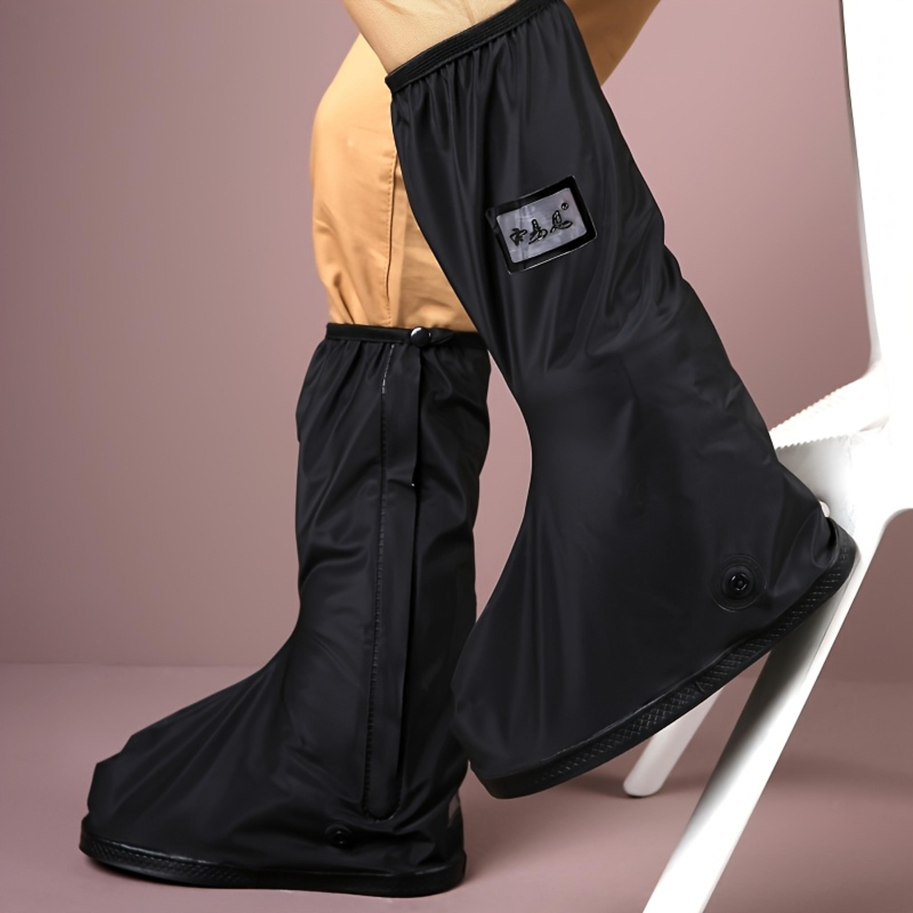 Unisex Motorcycle Scooter Dirt Bike Rain Shoes Covers NonSlip Boot Protectors For Snowy And Rainy W 4