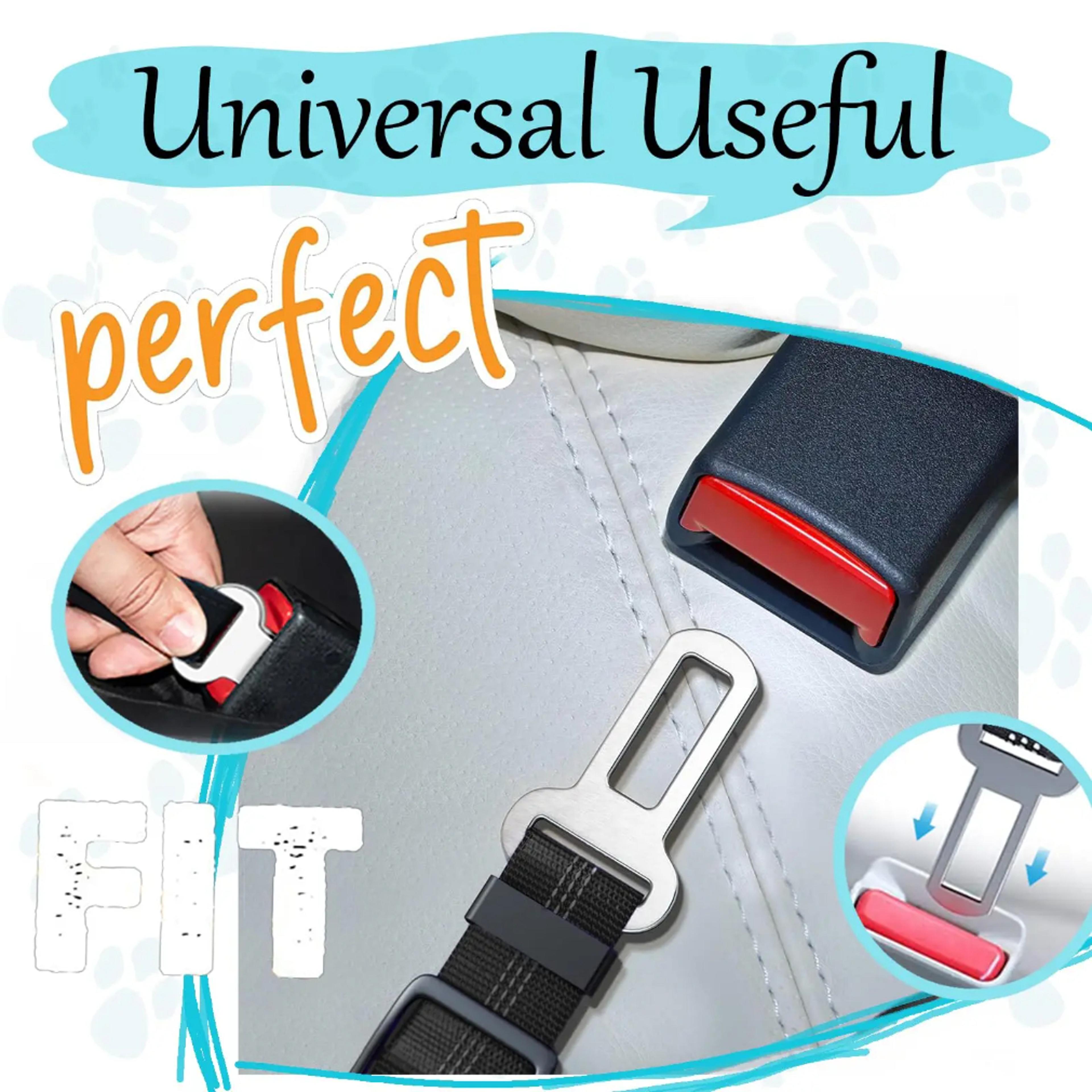 Striped Nylon Large Dog Traction Rope Adjustable And Heavy Duty Dog Car Seat Belt For Safe Car Ride 3