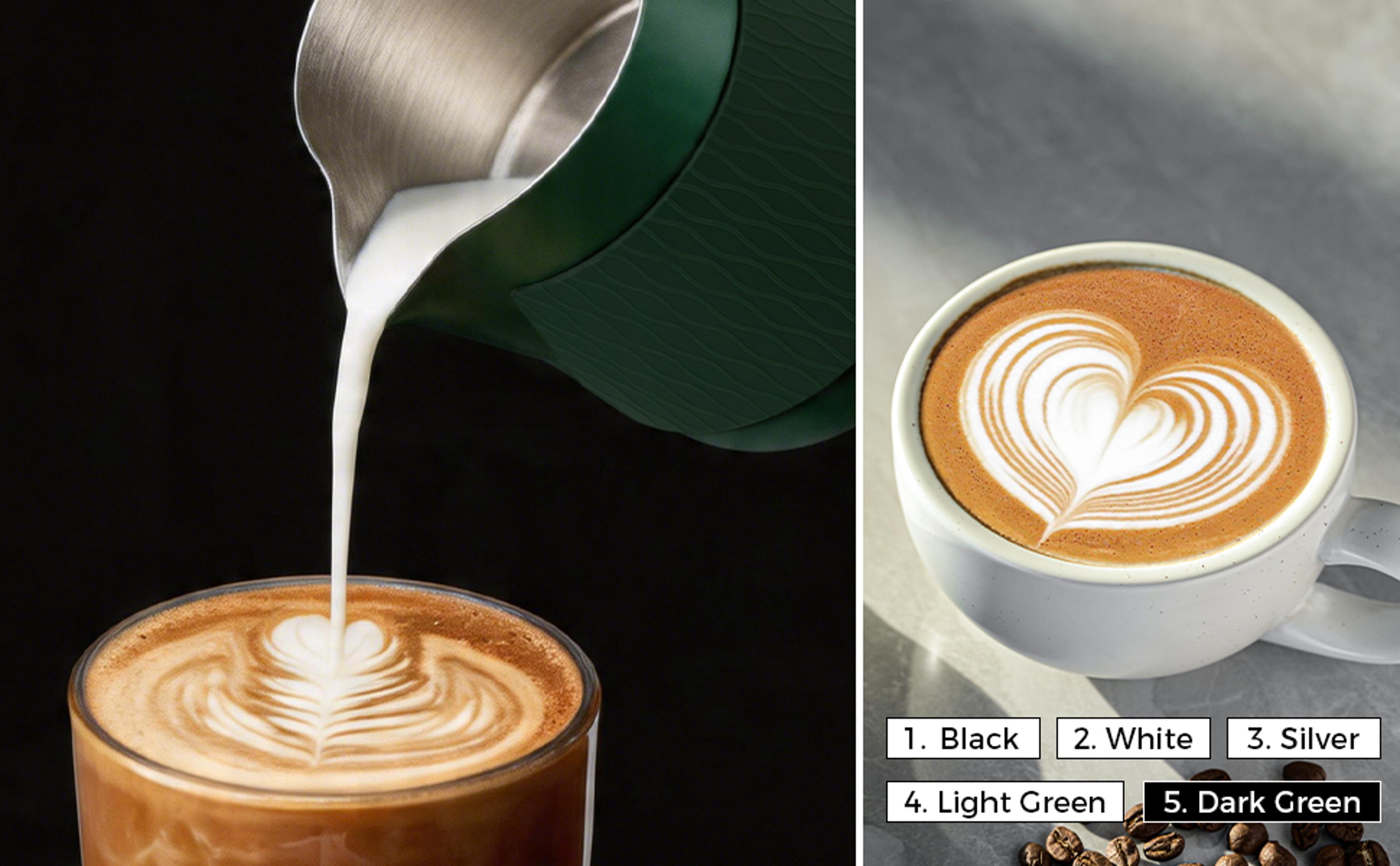 Handleless Espresso Milk Frothing Pitcher With Sharp Spout 3