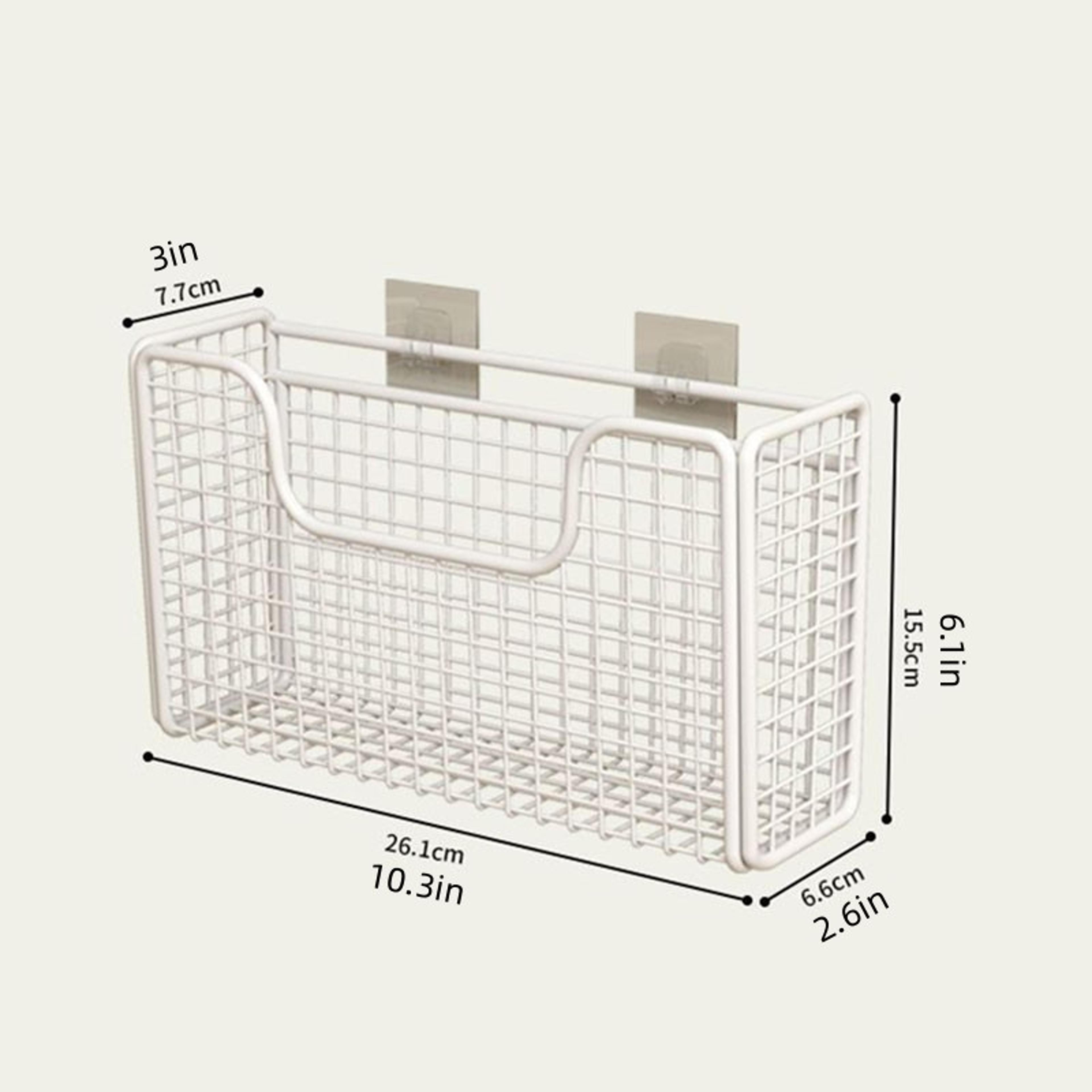 Wall Mounted Metal Cabinet Door Storage Rack For Kitchen And Bathroom 5
