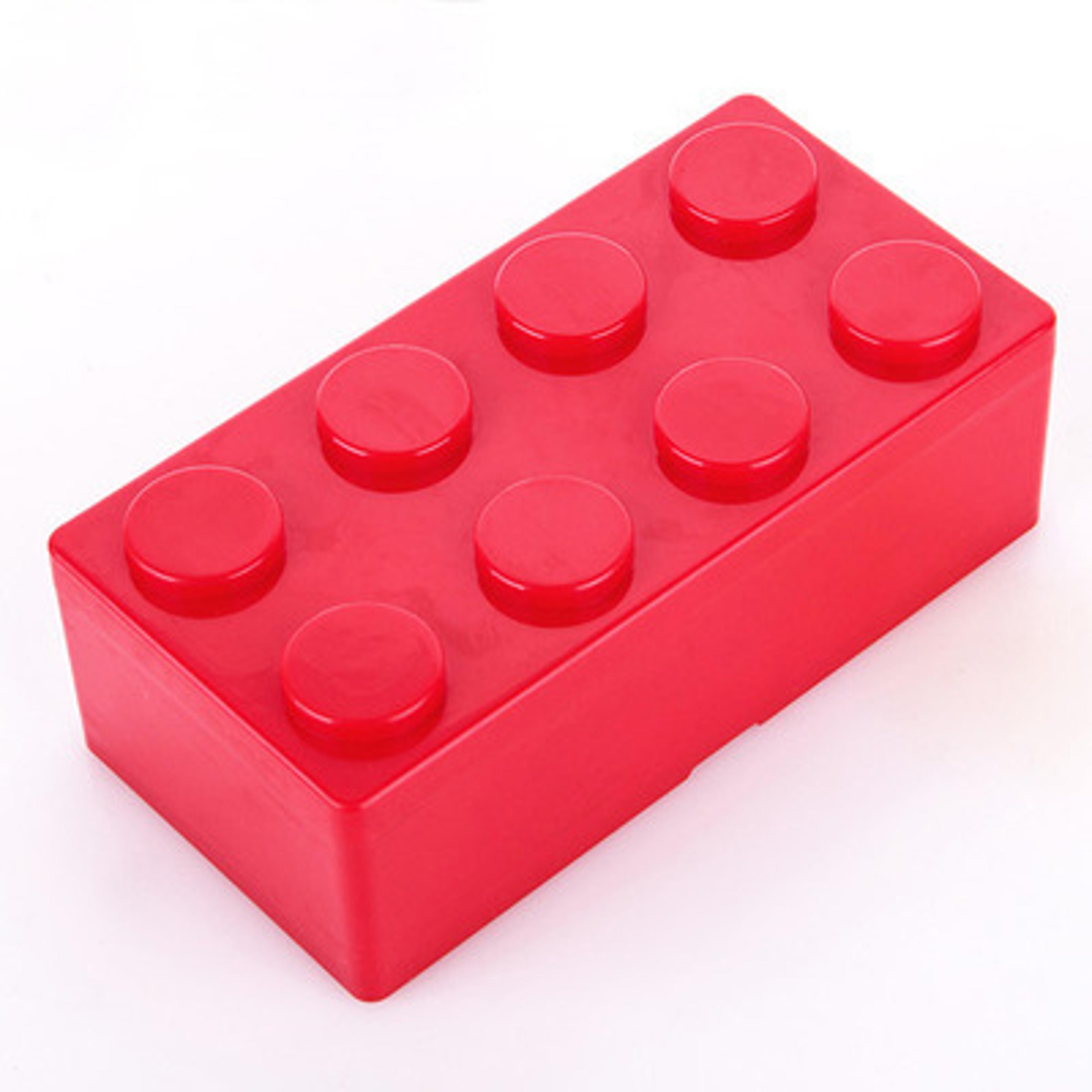 Building Blocks Plastic Desktop Storage Box Space Saving Office Organizer Box 12