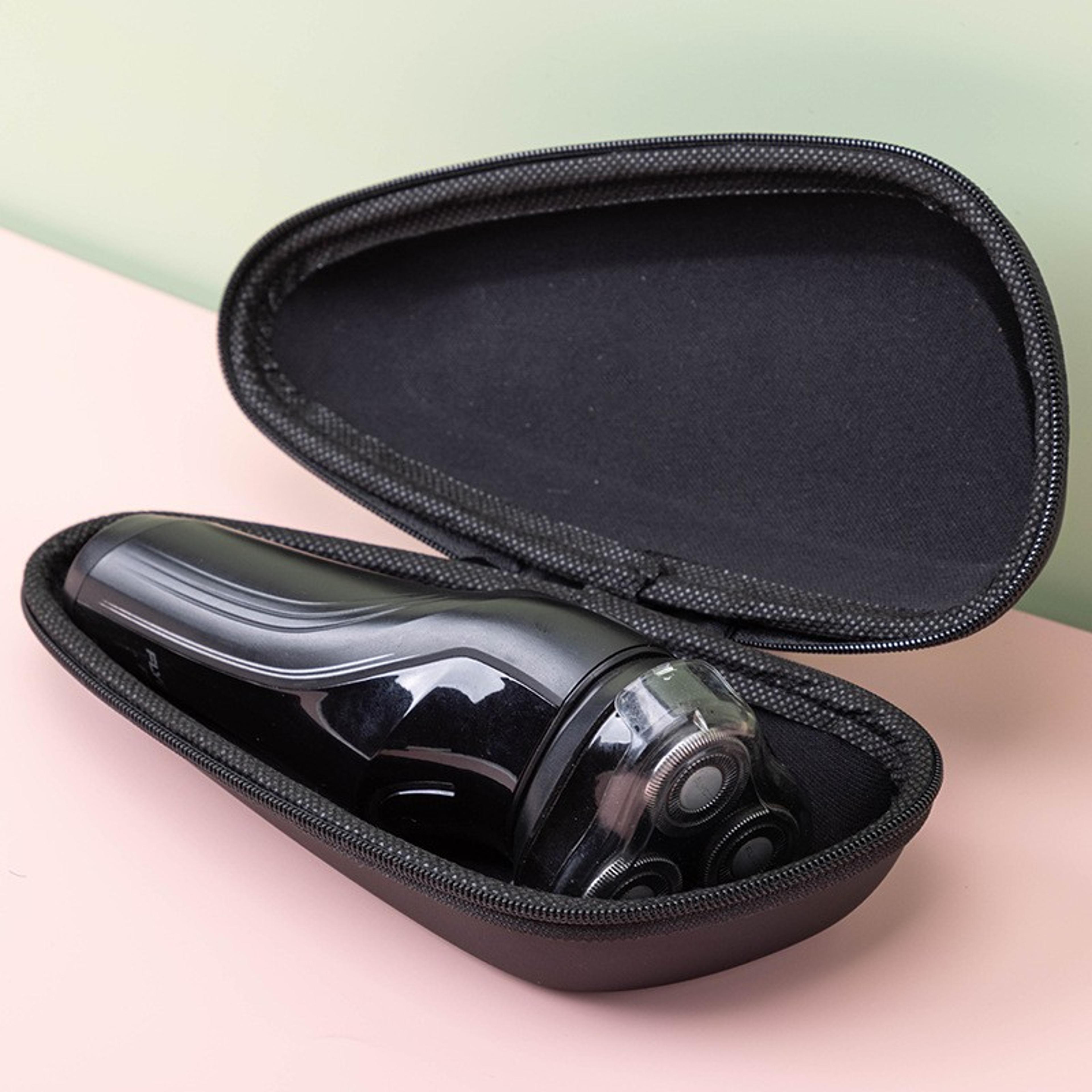 Hard Travel Electric Razor Case Portable Waterproof Oval Storage Bag 1