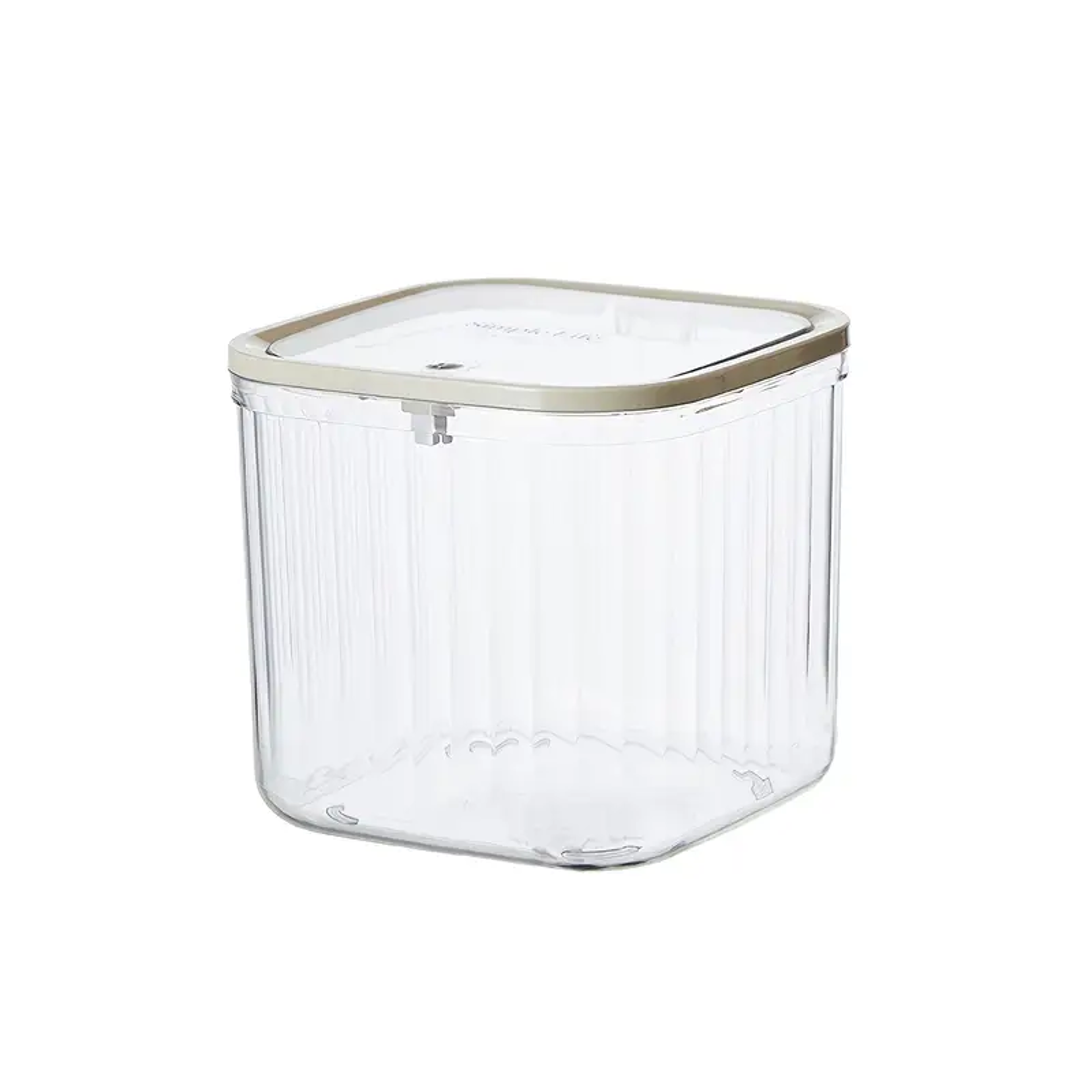 Clear Mini Desktop Storage Box With Pop Up Lid Waterproof Laundry Detergent Dispenser Container 7