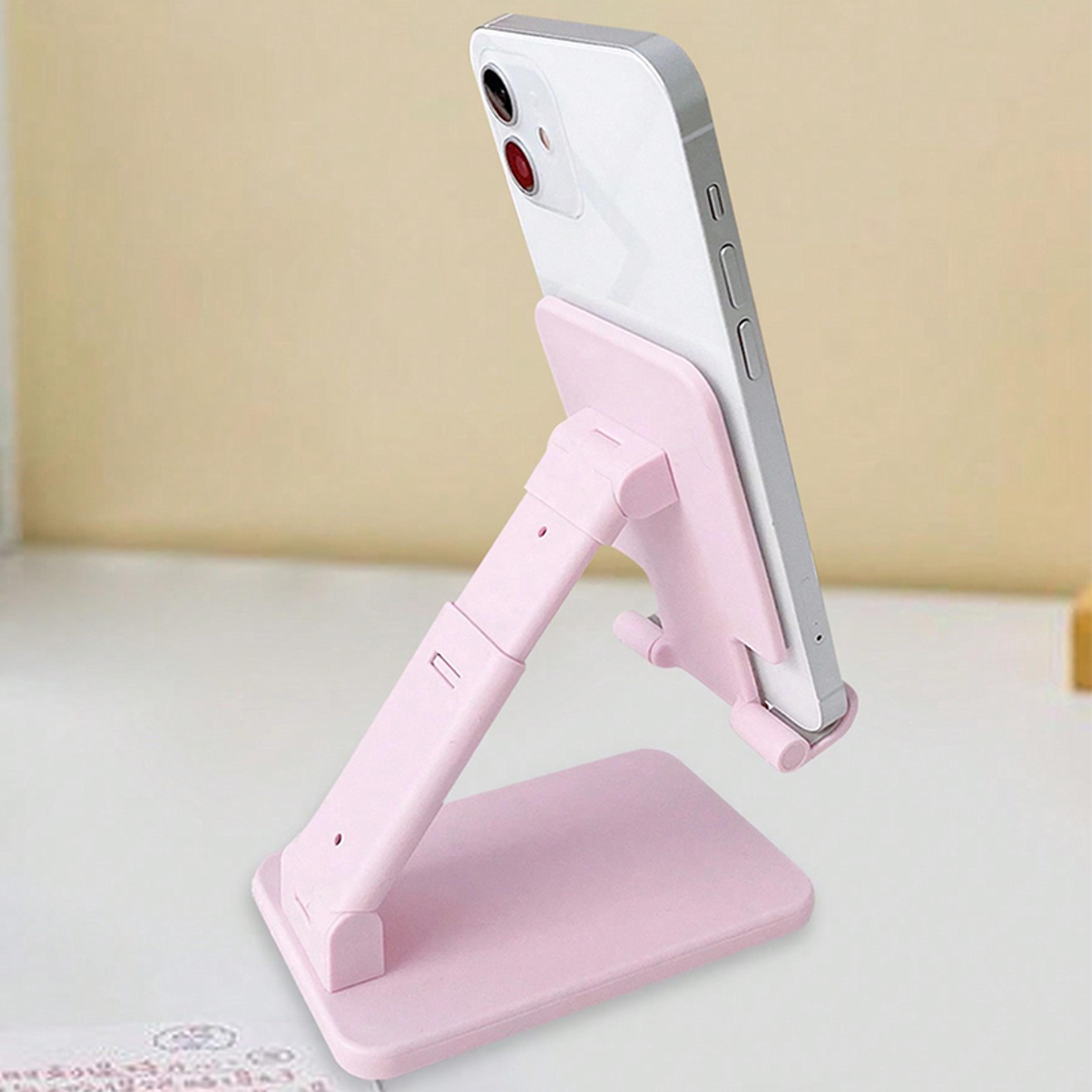 adjustable desktop phone stand with universal smartphone compatibility