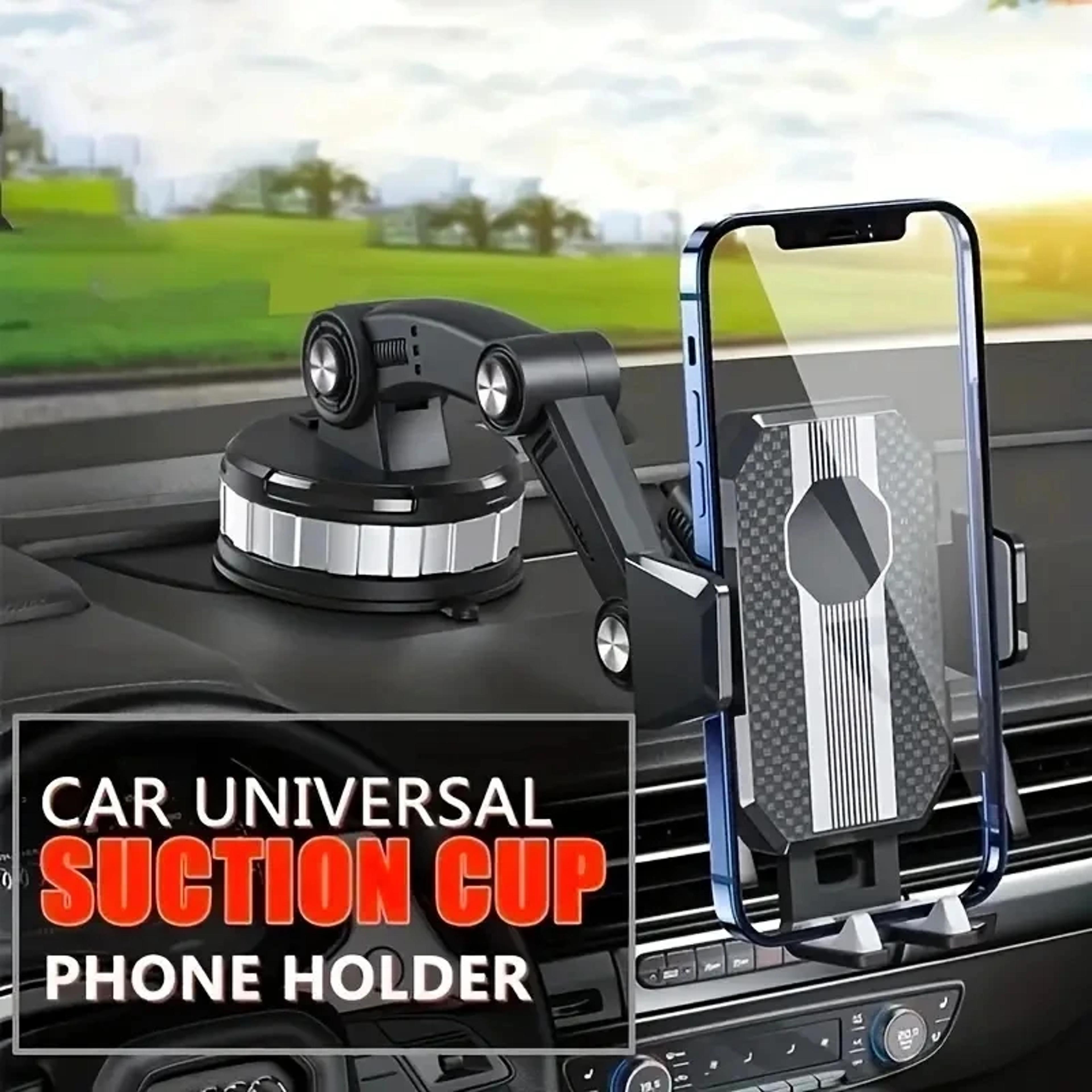 Car Phone Holder With Suction Mount And Adjustable Arm 1