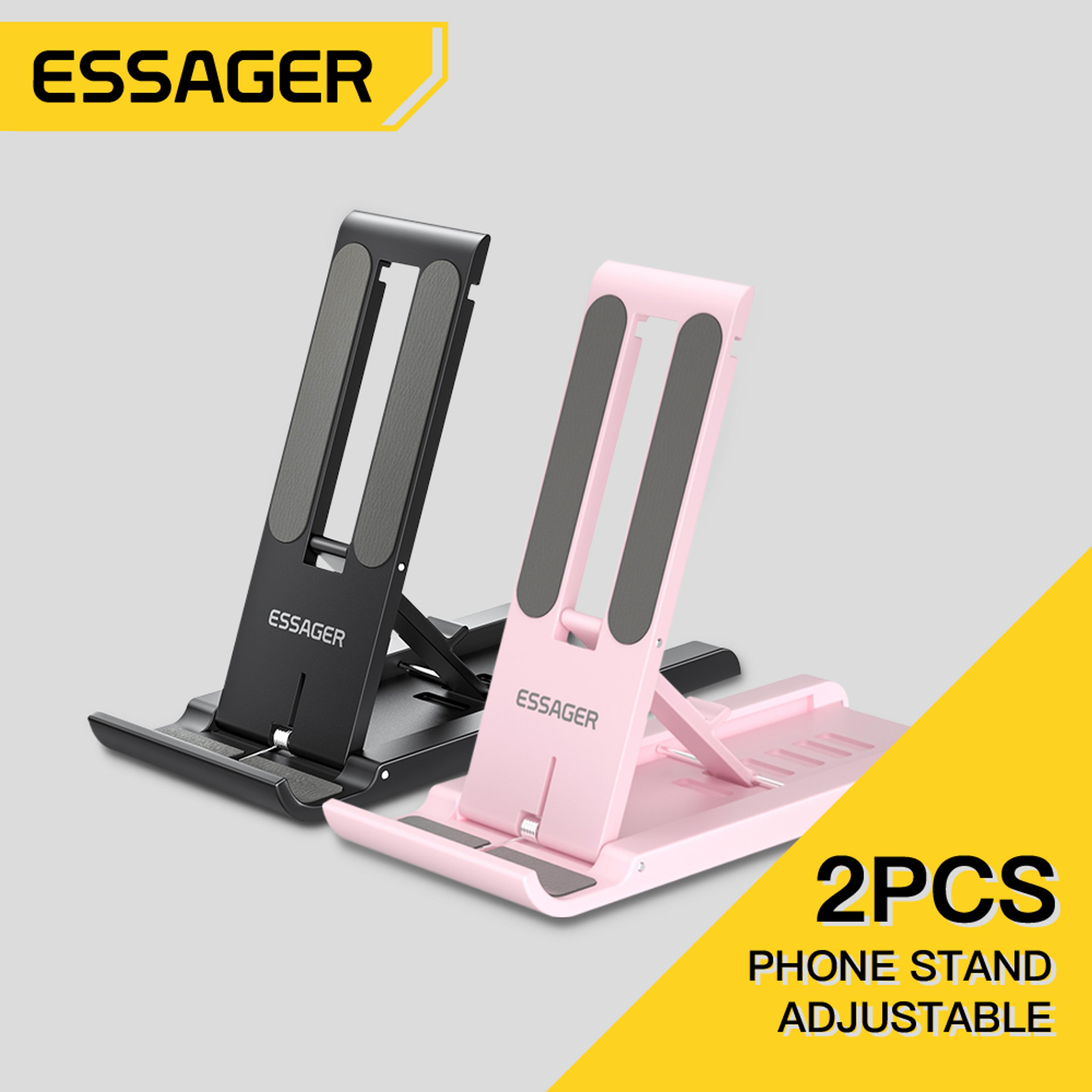 foldable desktop phone stand for smartphones and tablets