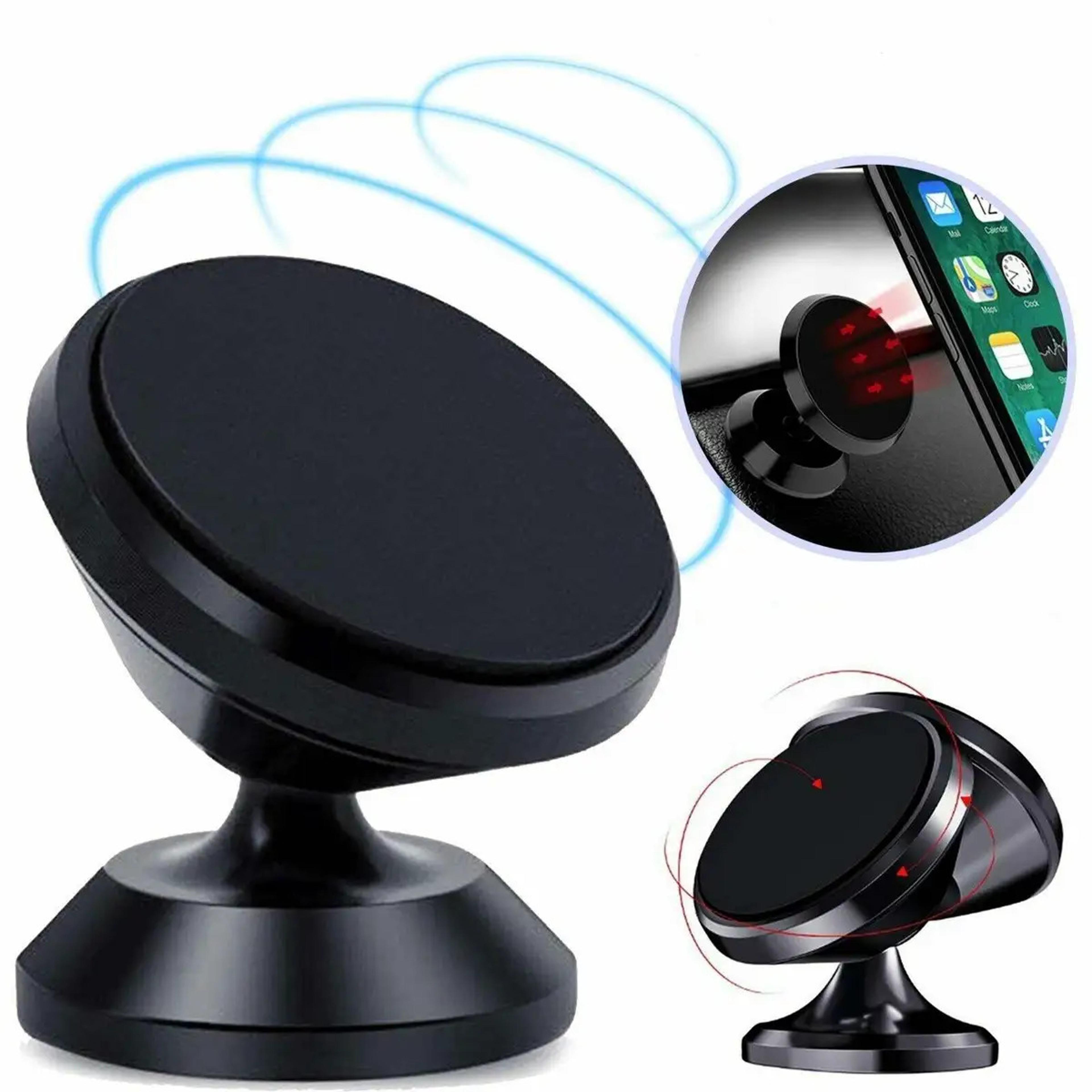 Magnetic Car Phone Holder With Adhesive Dashboard And Wall Mount 2