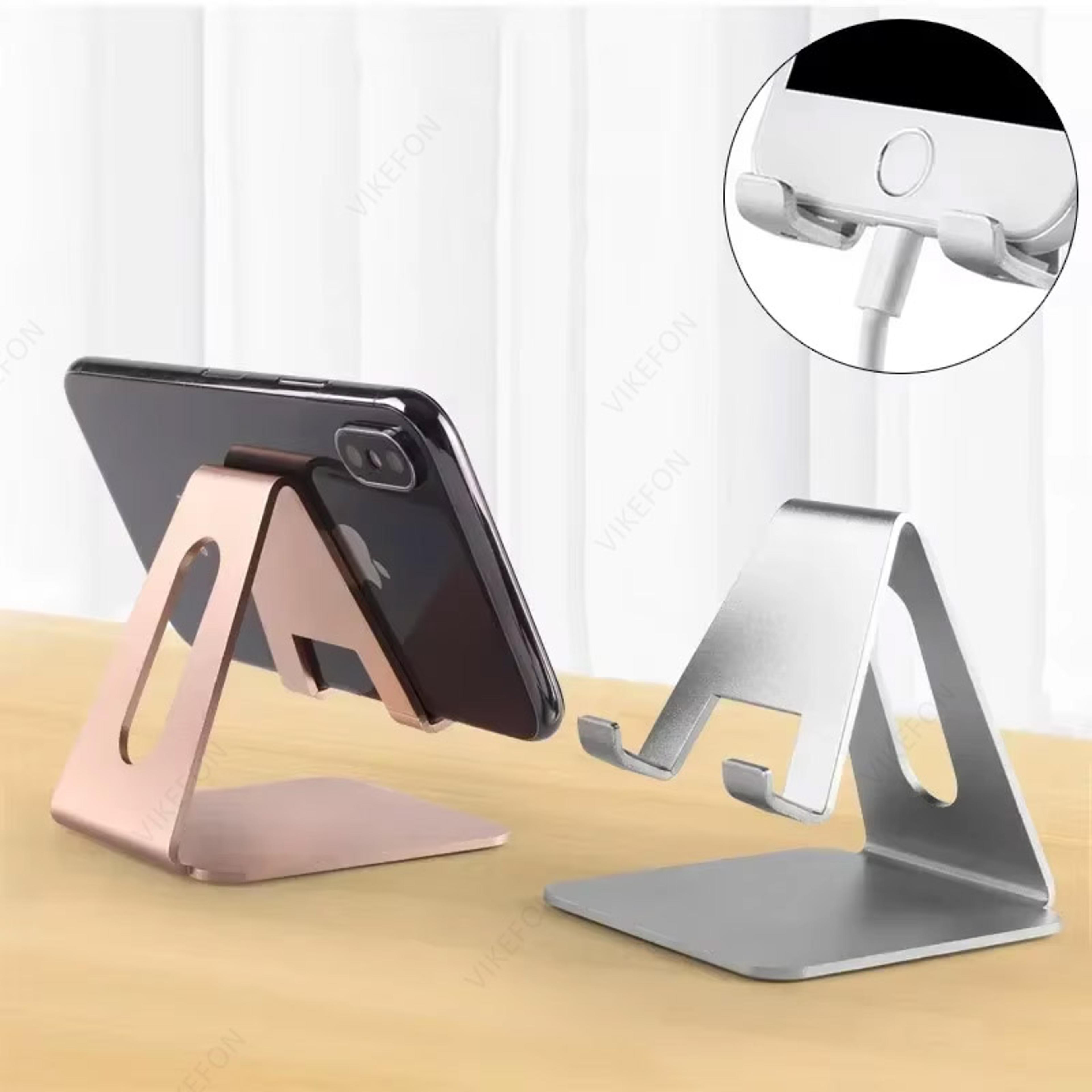 adjustable desktop phone and tablet stand for hands free viewing