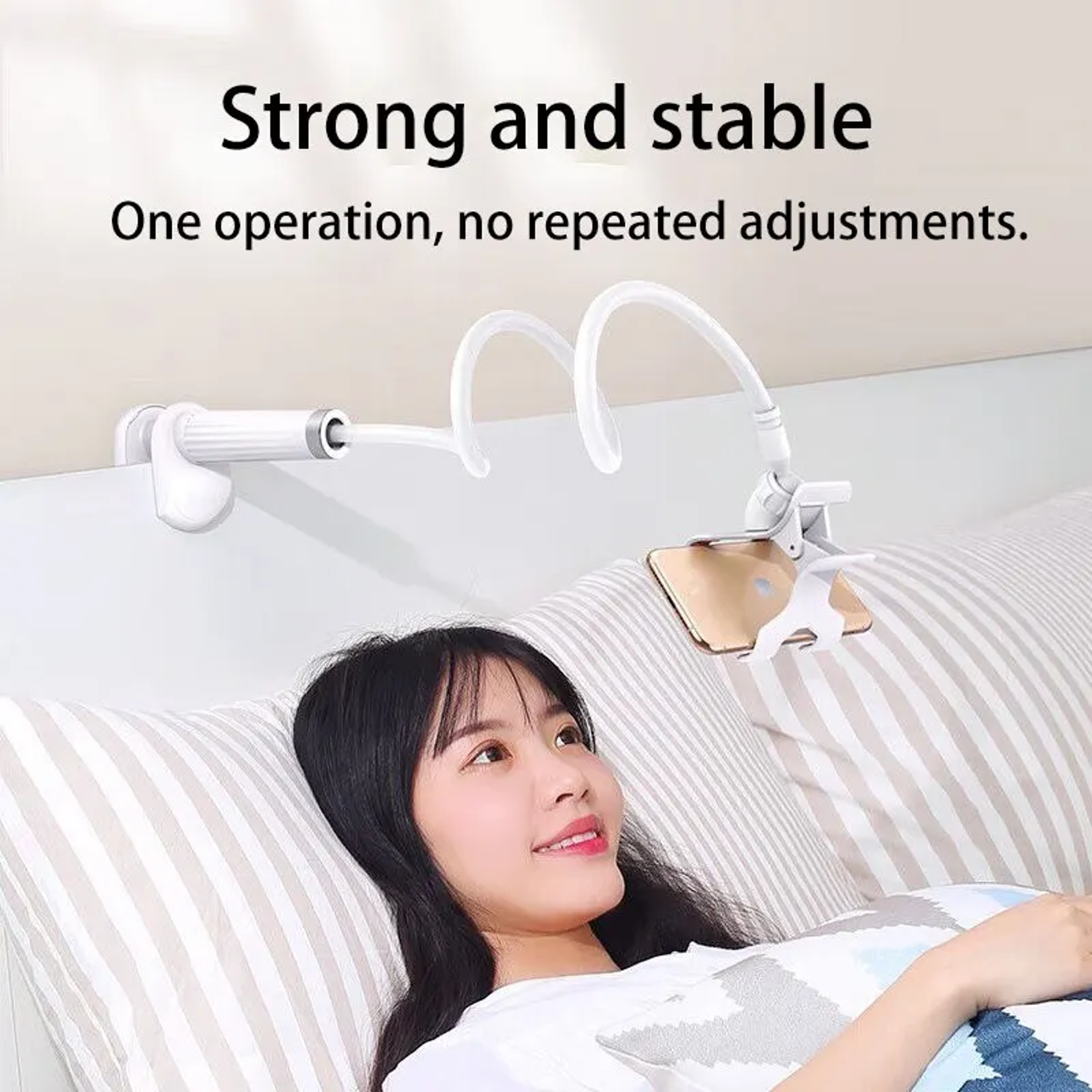 Flexible Clip On Phone Holder Stand For Bed And Desk 1