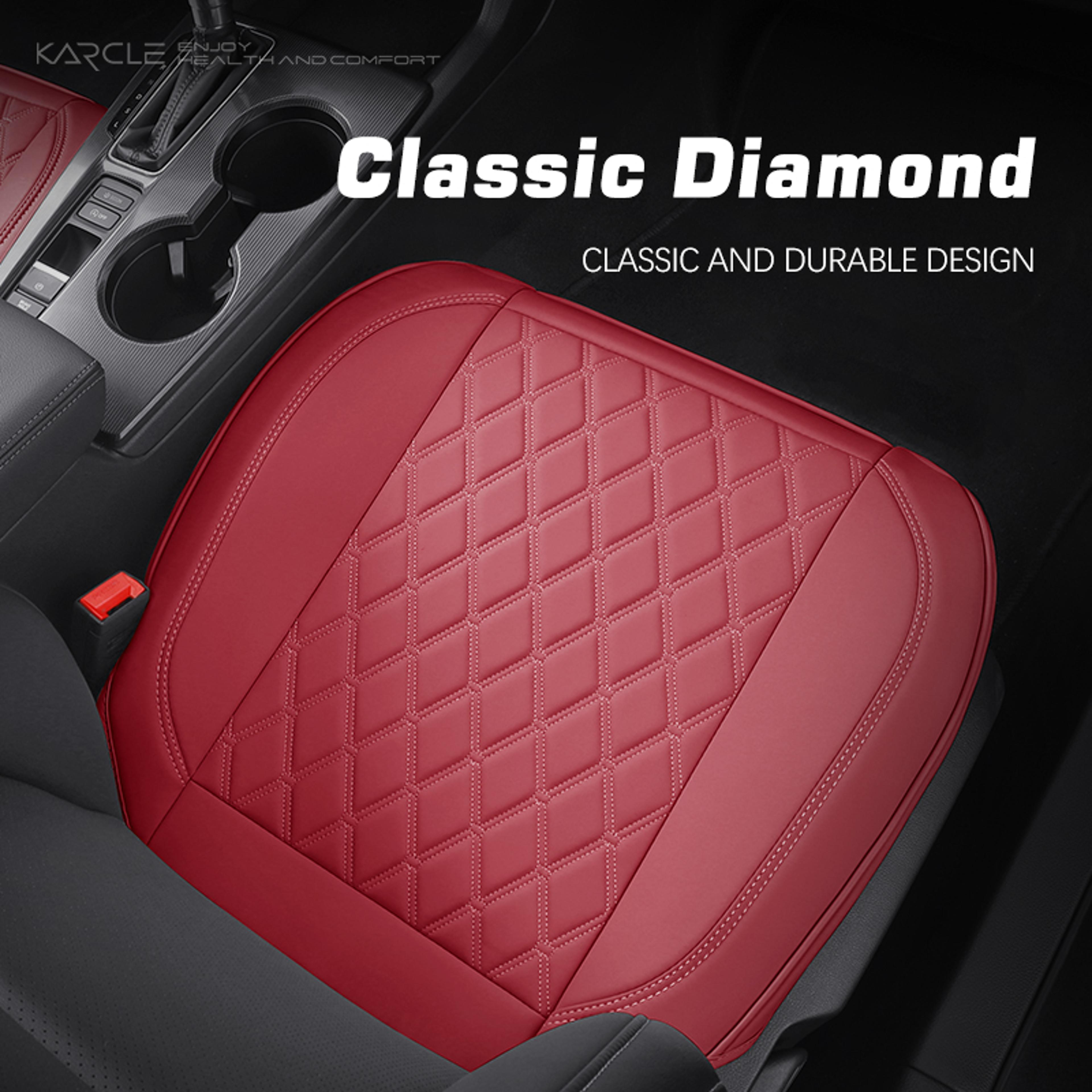 Waterproof Car Seat Cover Wrap Around Leather Bottom Seat Cushion Protector 1