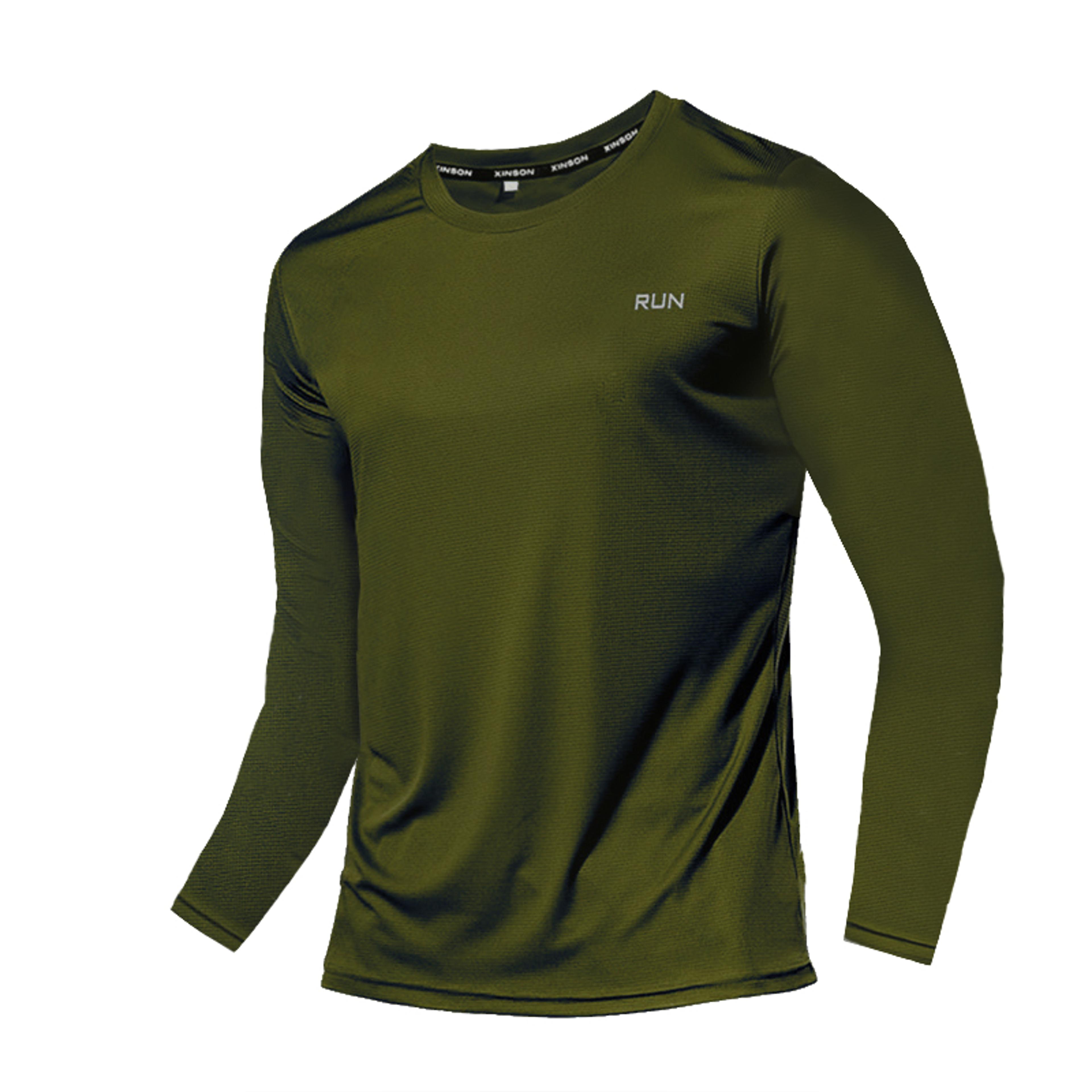 Mens Quick Dry Gym TShirt With Breathable Fabric And Reflective Details 1