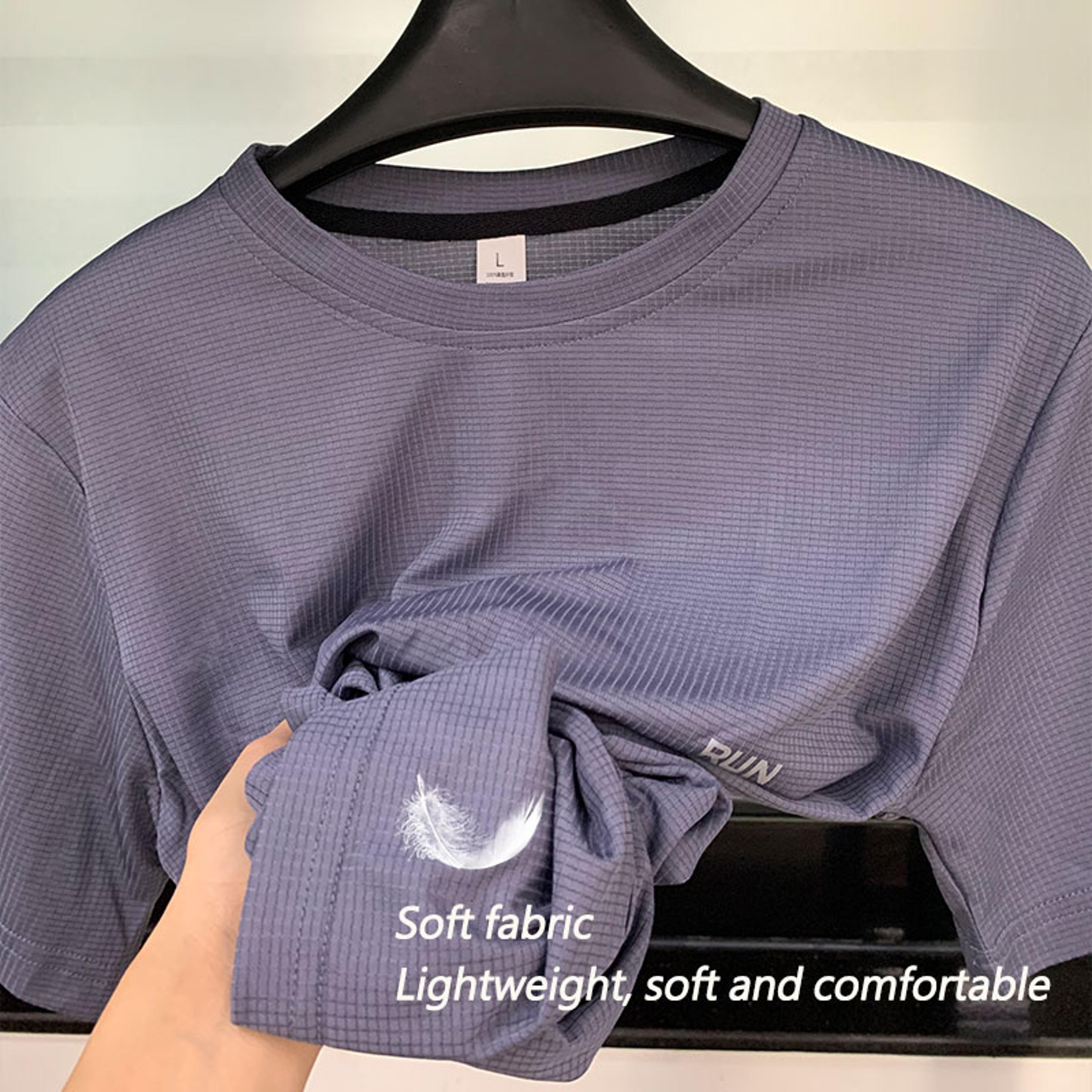 Mens Quick Dry Short Sleeve Sports TShirt For Gym Running And Fitness 4