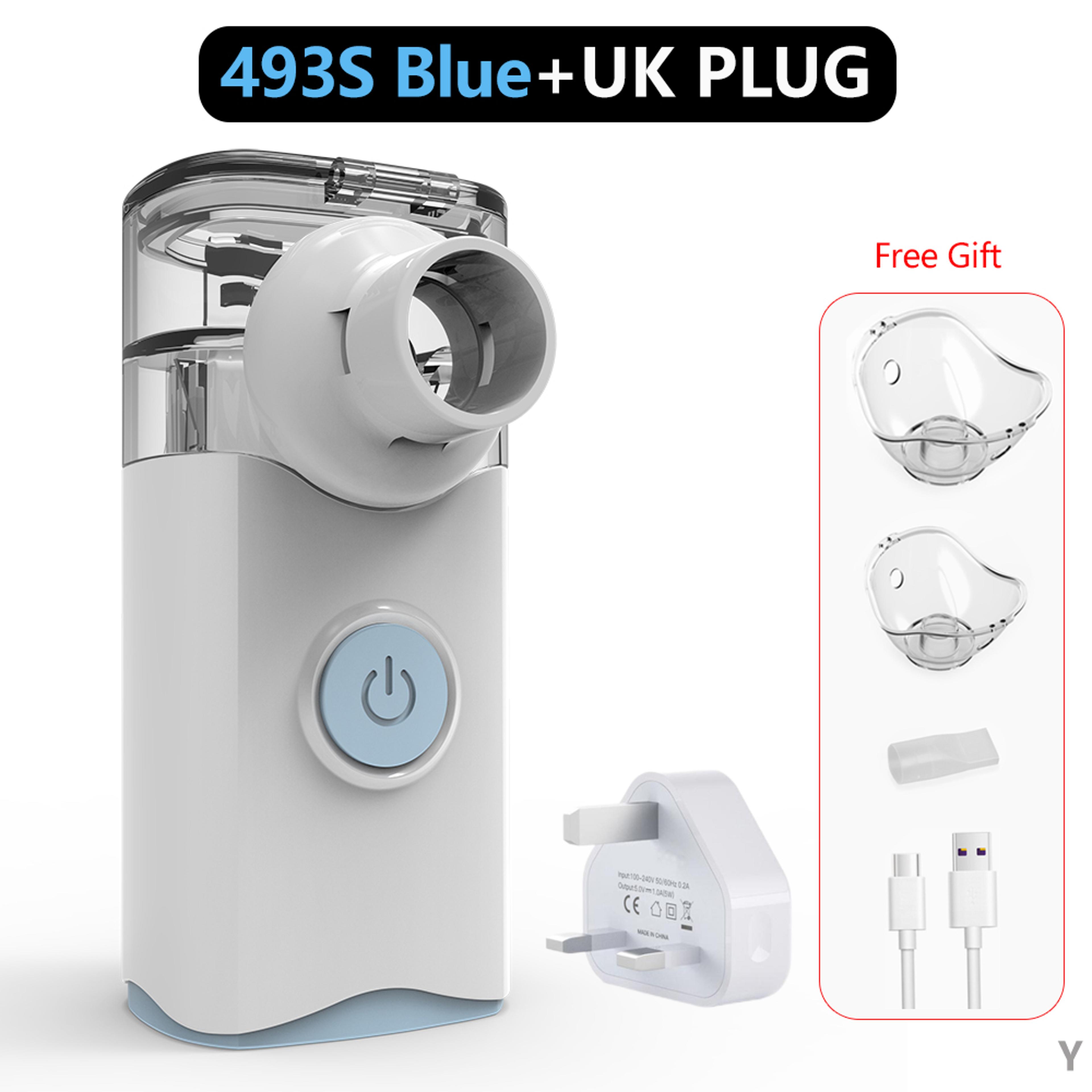 Portable Mesh Nebulizer Quiet Handheld Inhaler With Auto Clean Function For Kids And Adults 7
