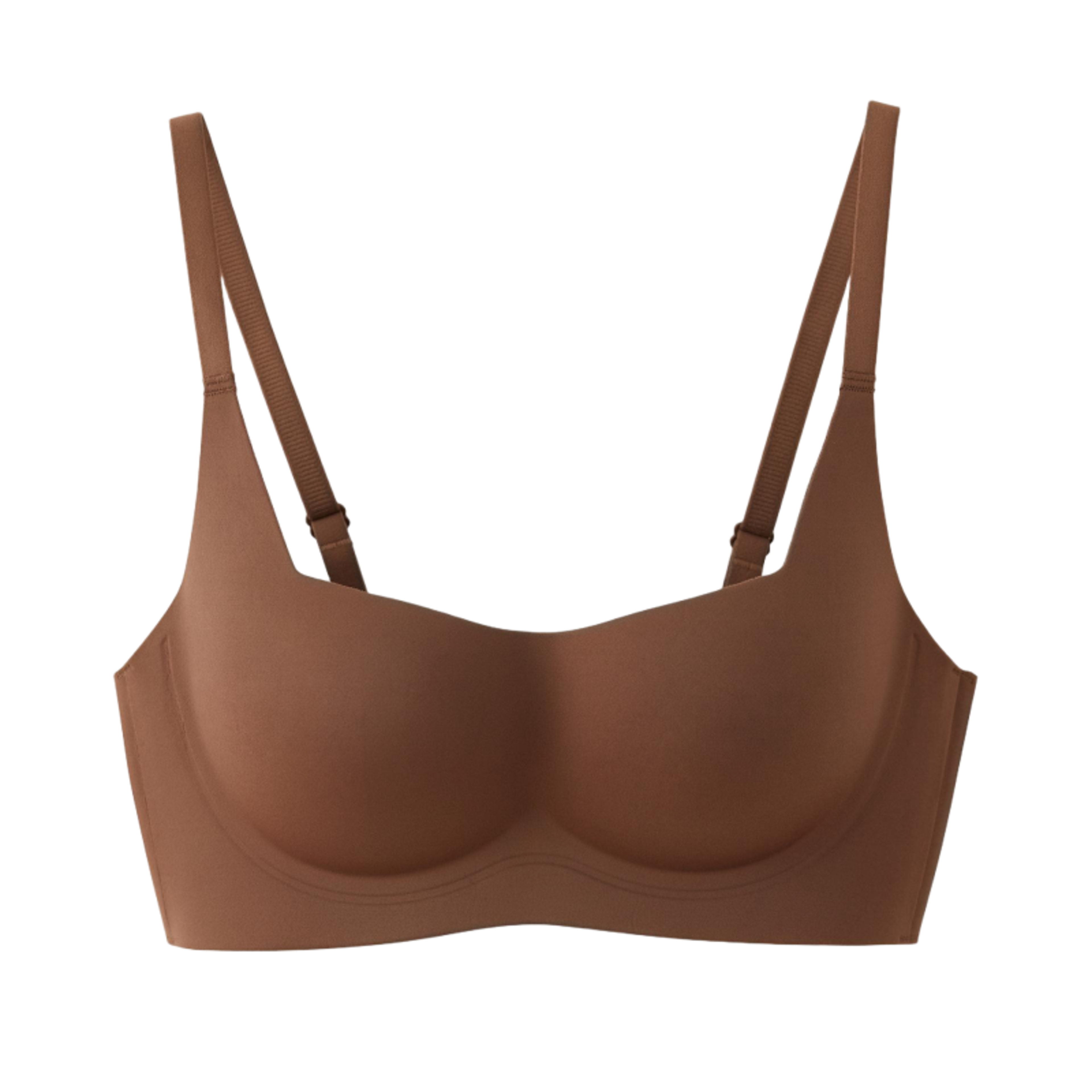 Womens Seamless Wire Free Push Up Bra With Adjustable Straps 7