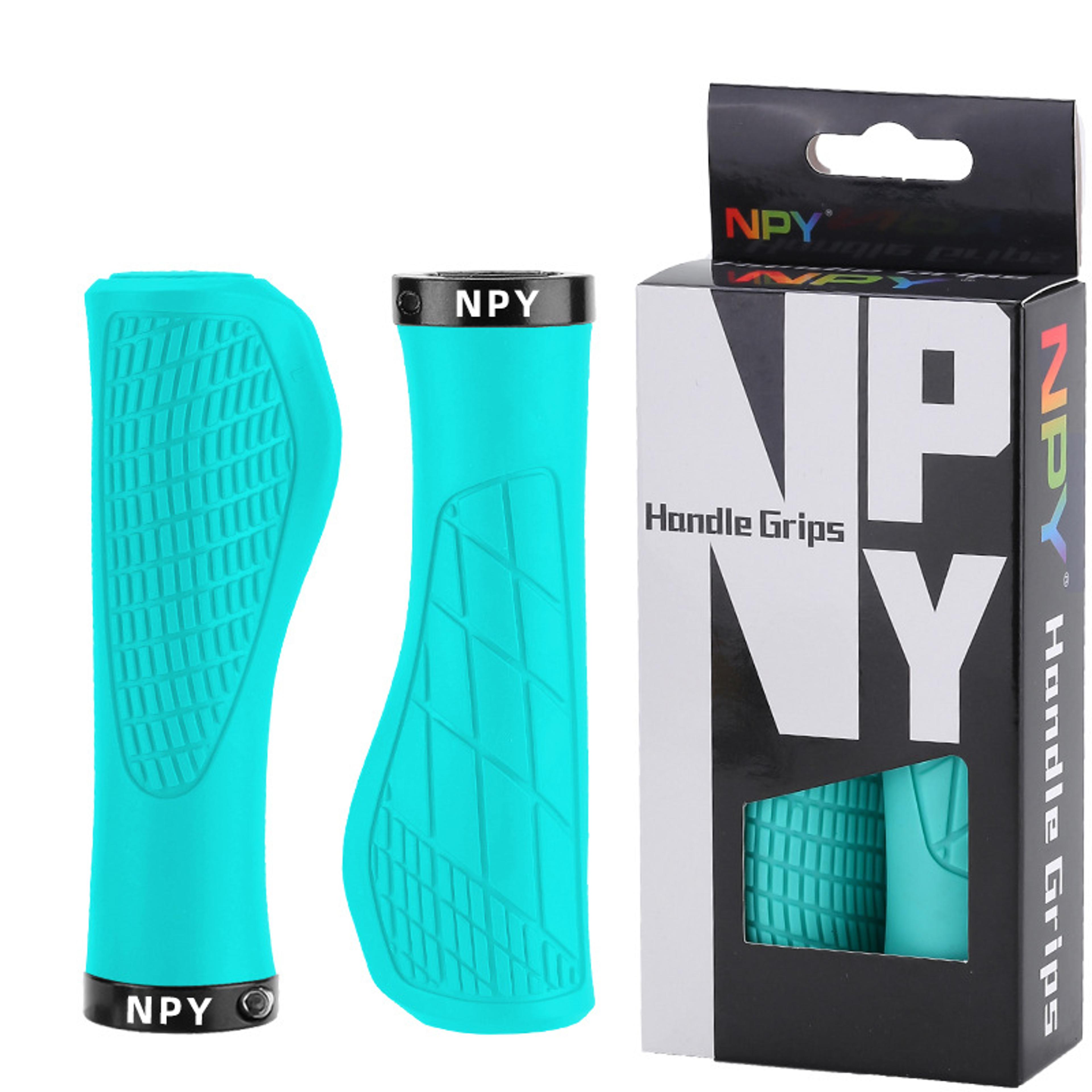 Mountain Bike Handlebar Grips Soft Rubber Lock On Non Slip Bicycle Grips 8