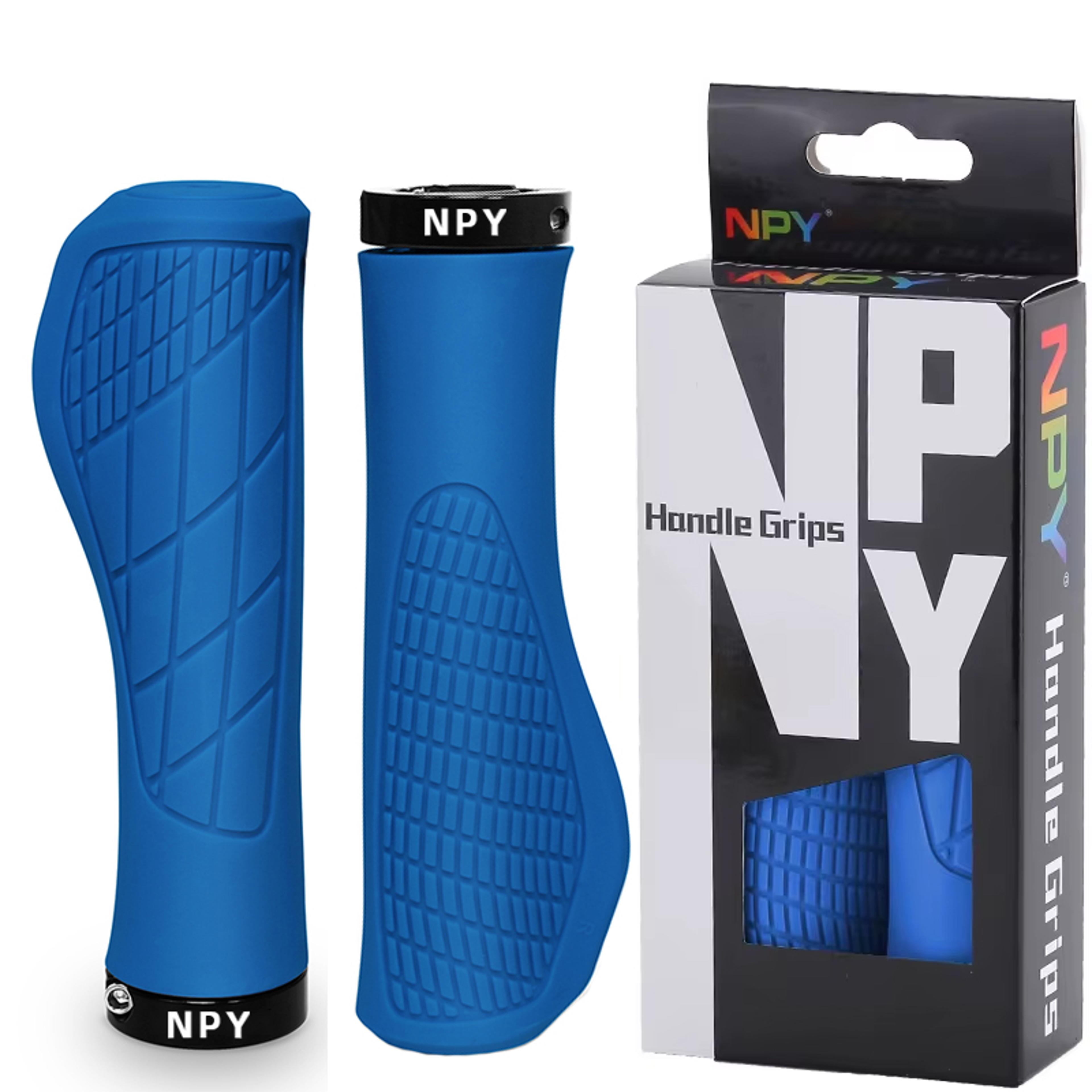 Mountain Bike Handlebar Grips Soft Rubber Lock On Non Slip Bicycle Grips 11