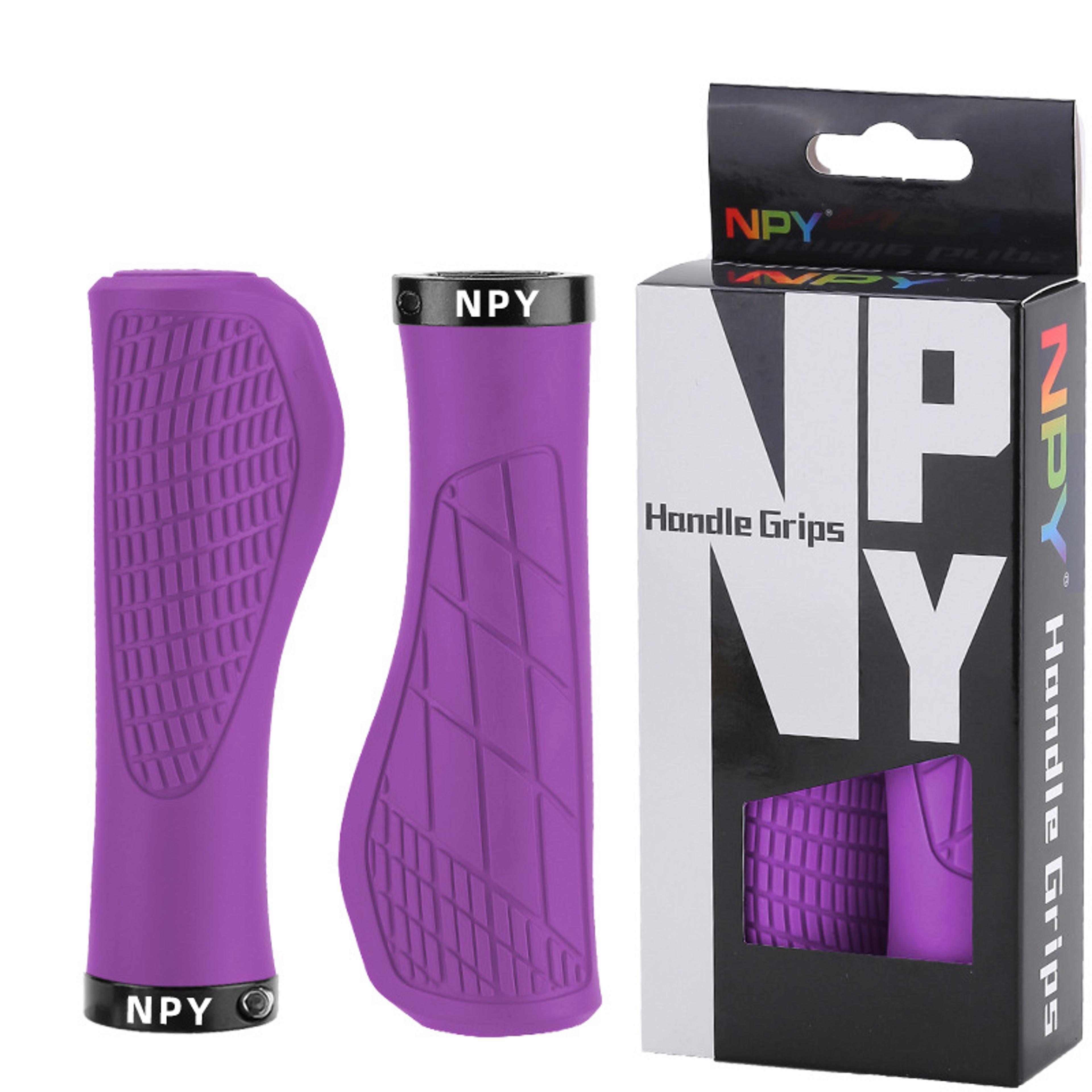Mountain Bike Handlebar Grips Soft Rubber Lock On Non Slip Bicycle Grips 7