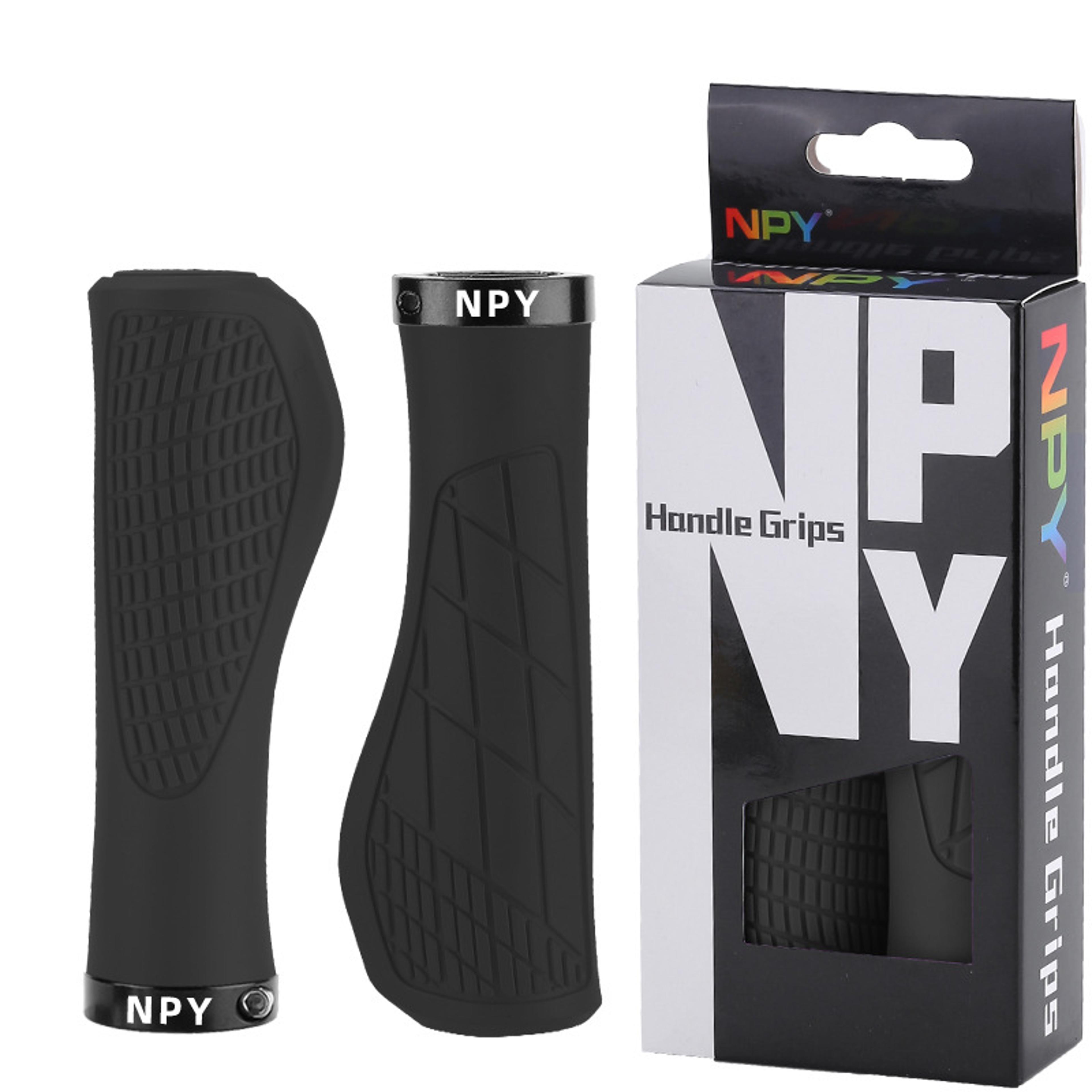 Mountain Bike Handlebar Grips Soft Rubber Lock On Non Slip Bicycle Grips 6