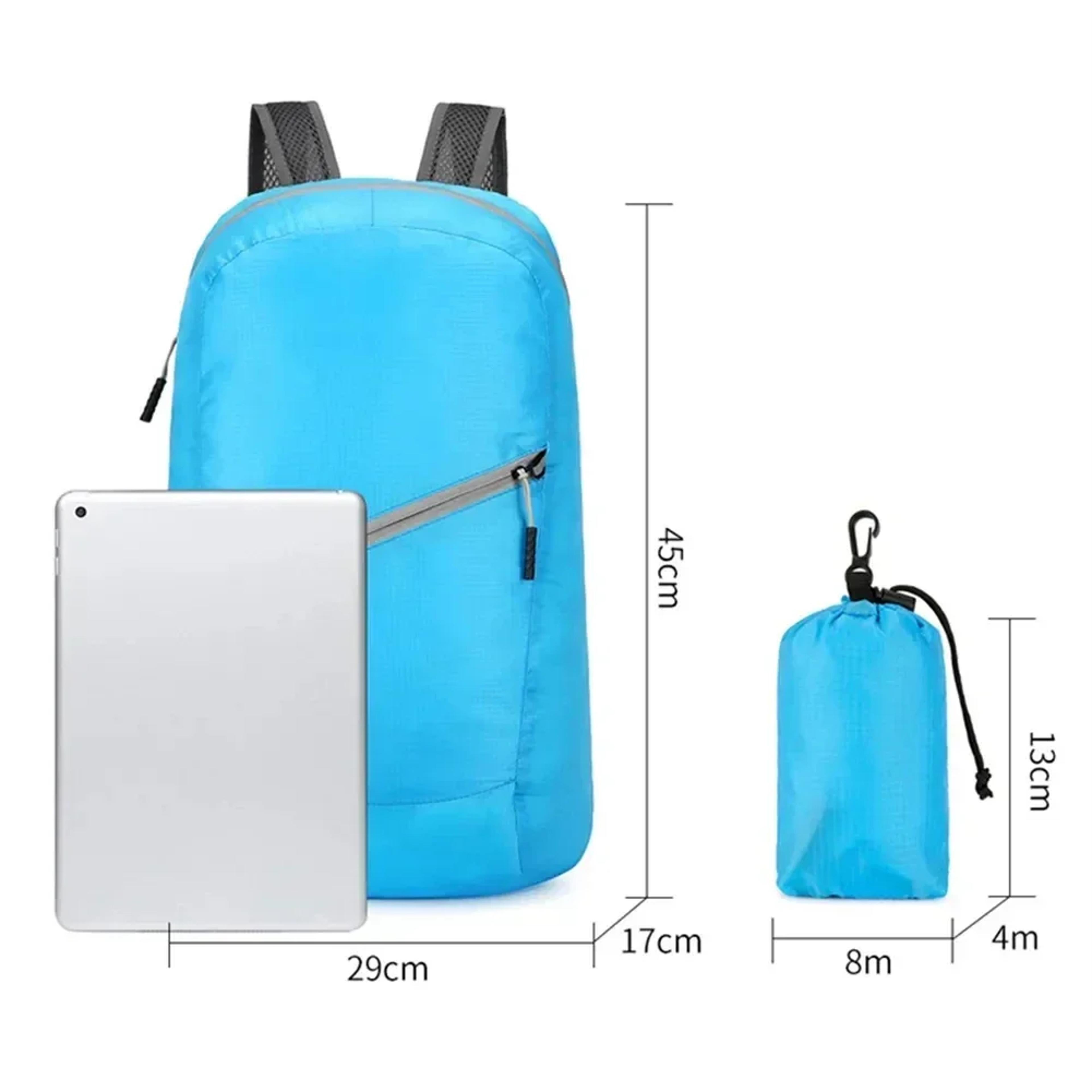 Twenty Liters Lightweight Foldable Backpack For Men And Women Compact Outdoor Travel Daypack 3