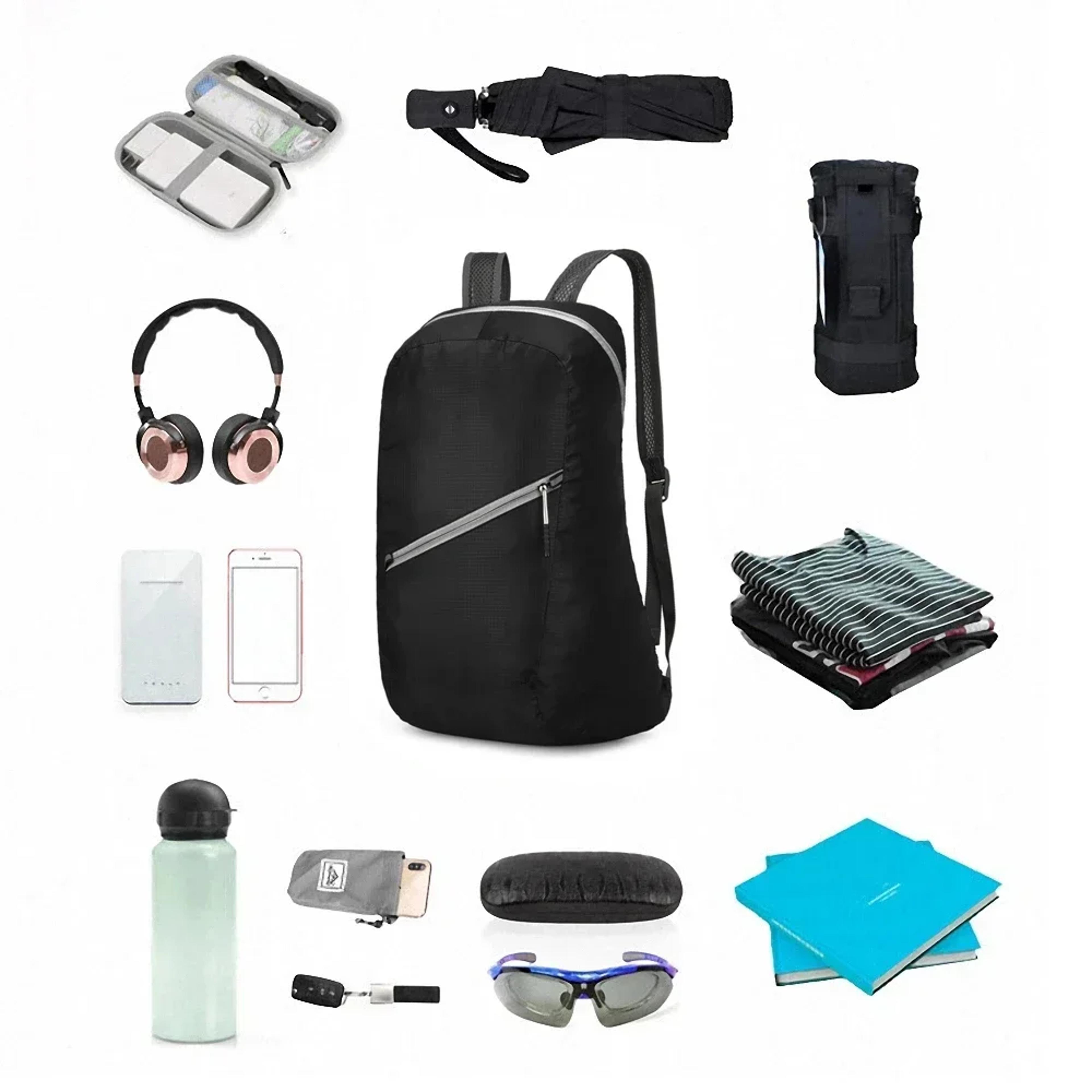 Twenty Liters Lightweight Foldable Backpack For Men And Women Compact Outdoor Travel Daypack 5