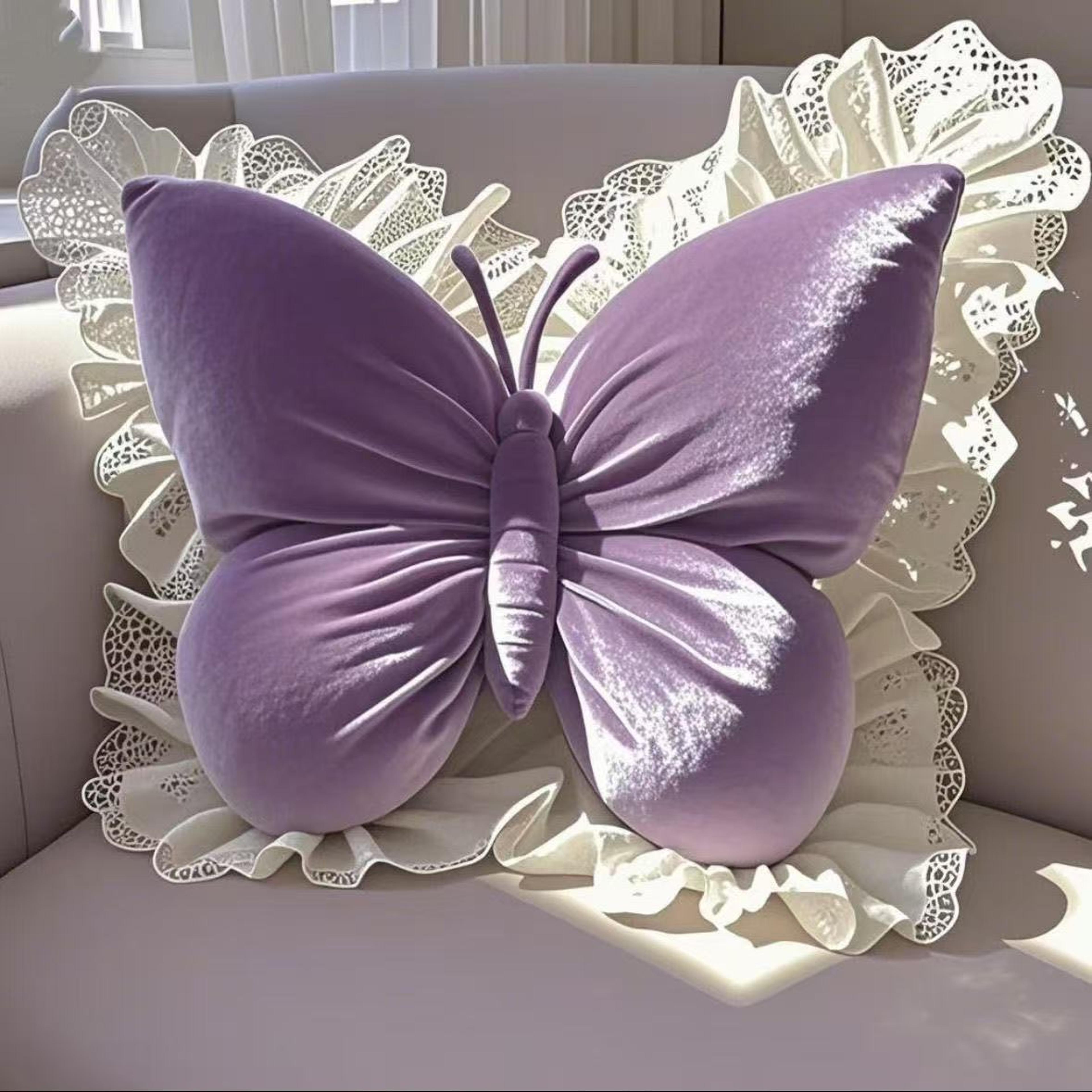 Princess Butterfly Bow Decorative Pillow For Bedroom Sofa And Car 8