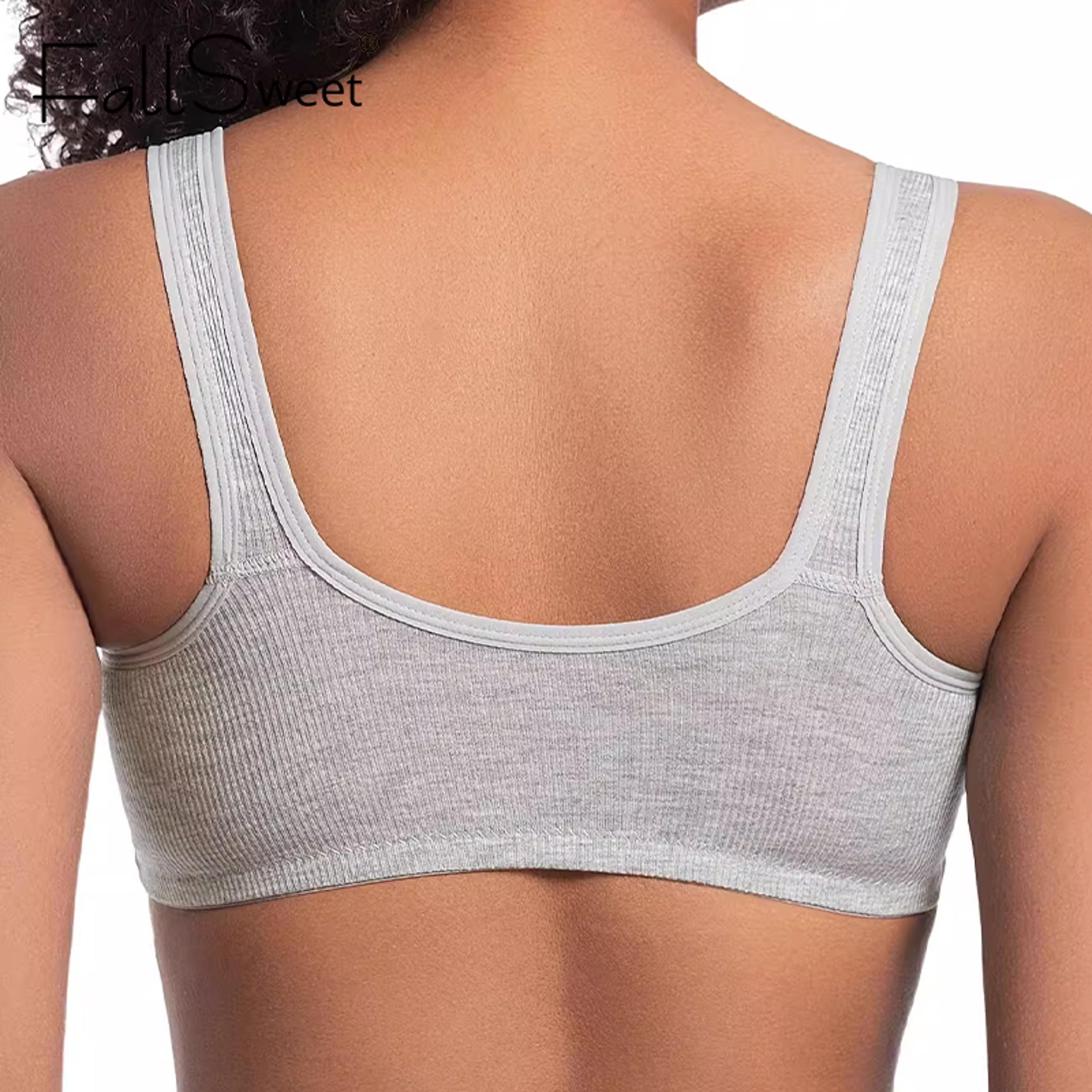 Wire Free Front Closure Bra For Women Seamless Full Coverage Push Up Design 4